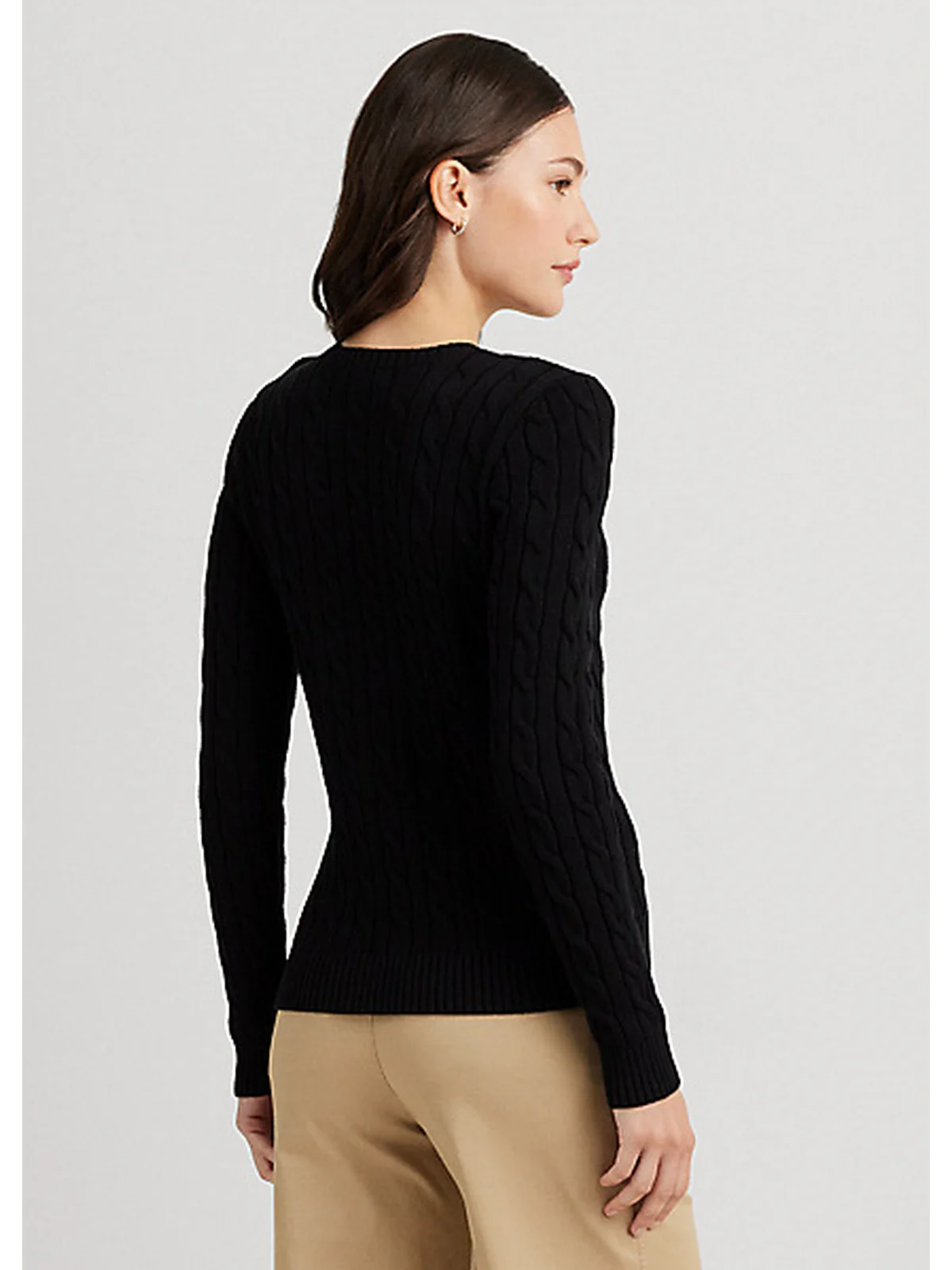LAUREN RALPH LAUREN Maglia Donna 200932223 001 BLACK - Image 3