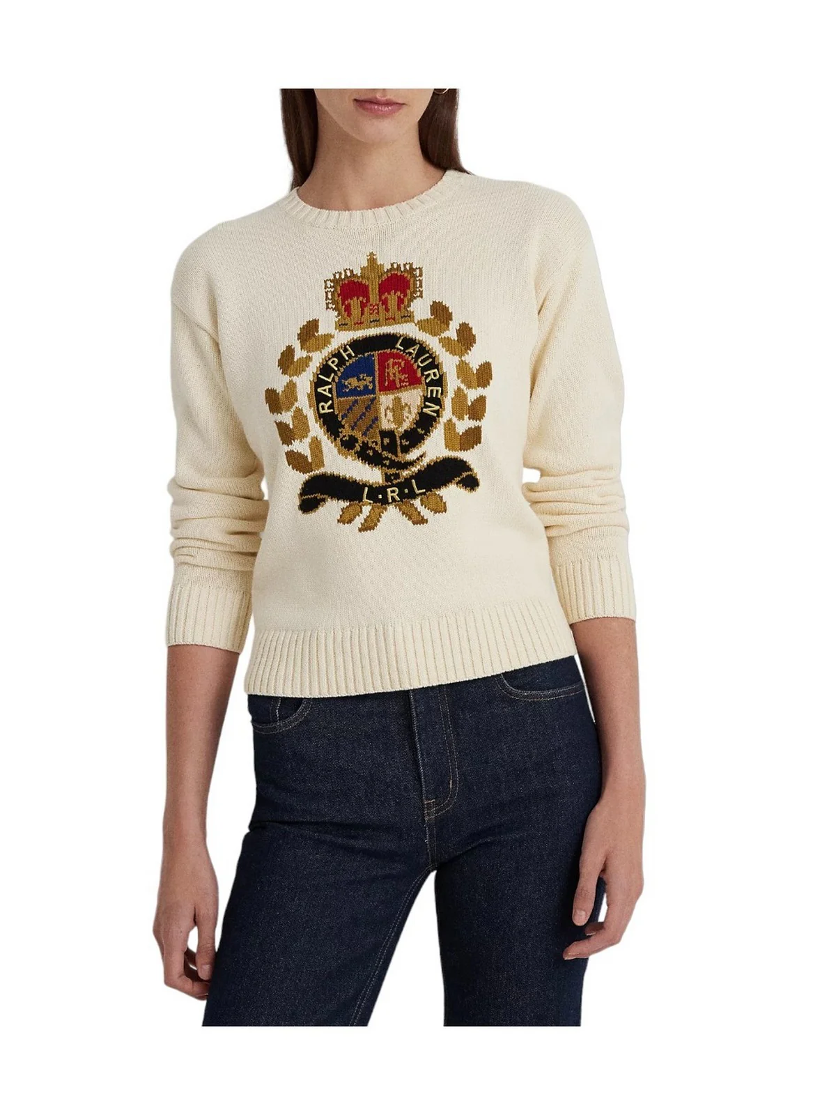 LAUREN RALPH LAUREN Maglione Donna  200921567 003 Beige - Image 2