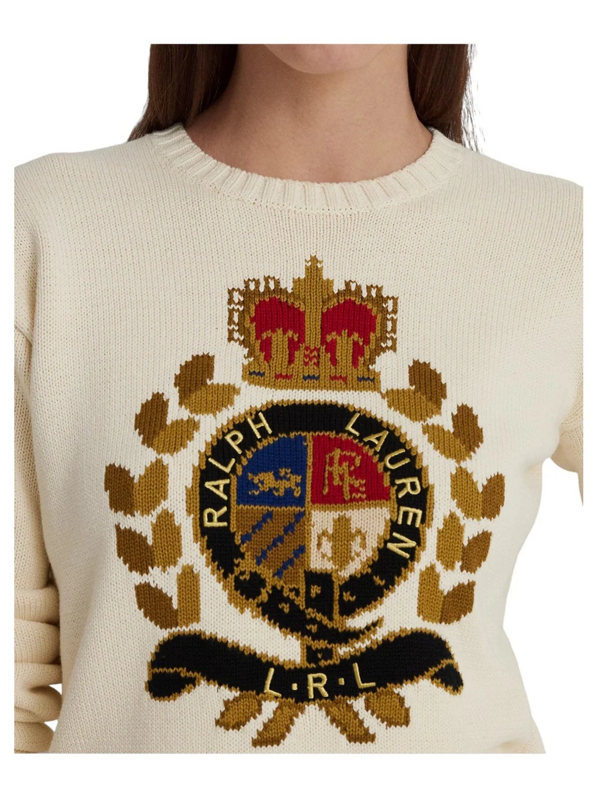 LAUREN RALPH LAUREN Maglione Donna  200921567 003 Beige - Image 3