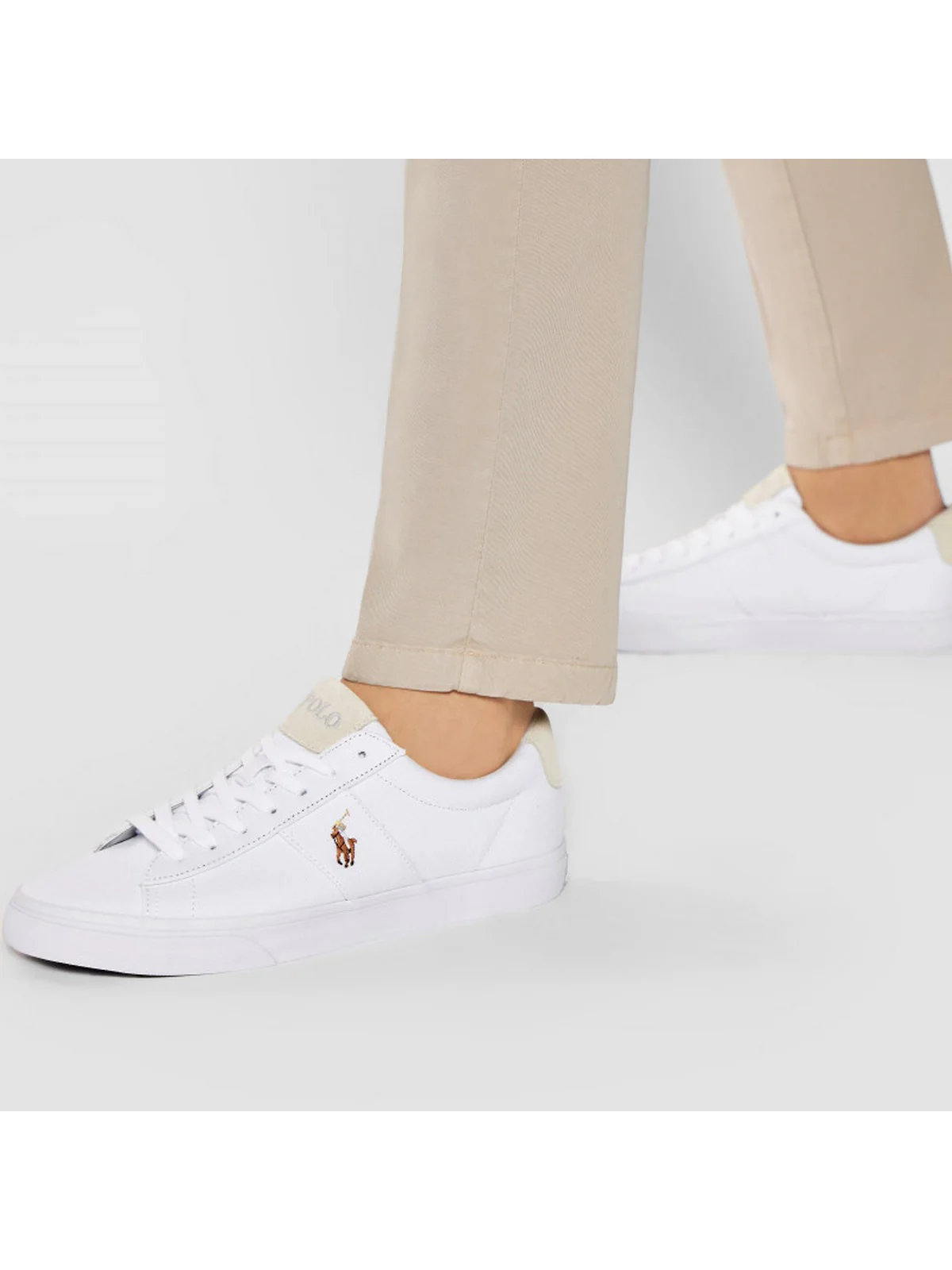 POLO RALPH LAUREN Sneaker Uomo Sayer 816749369 003 Bianco - Image 3