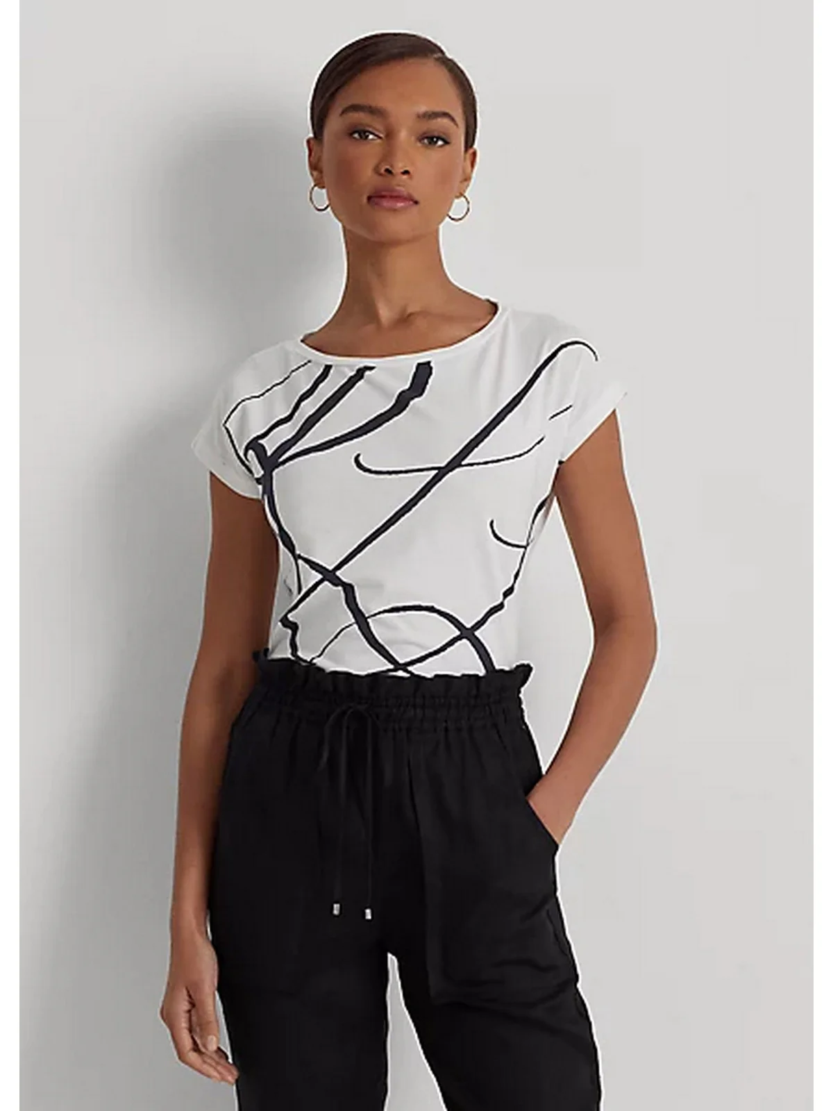LAUREN RALPH LAUREN T-shirt Donna  200748765 001 Bianco - Image 2