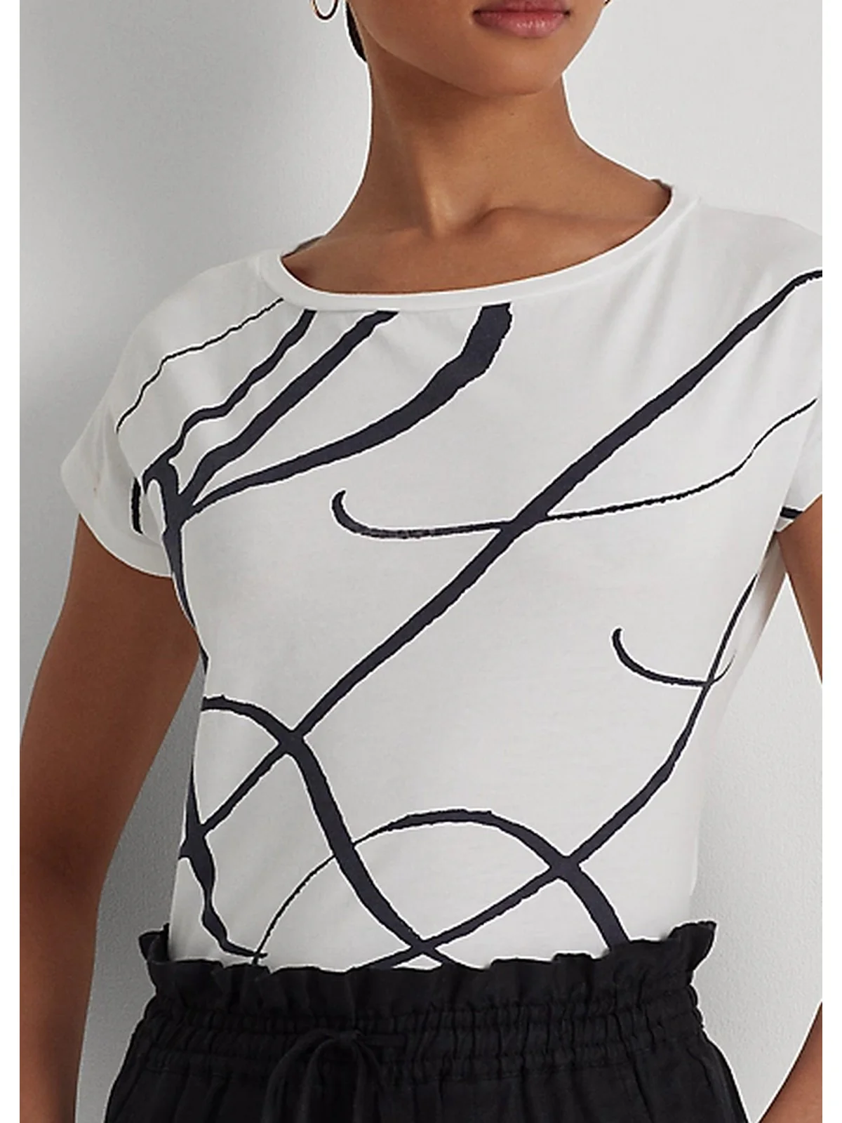 LAUREN RALPH LAUREN T-shirt Donna  200748765 001 Bianco - Image 4
