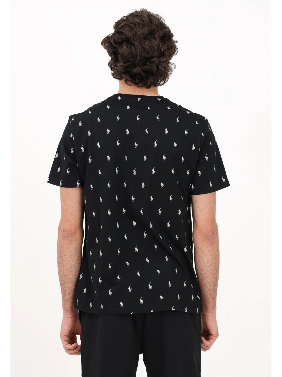 POLO RALPH LAUREN T-Shirt e Polo Uomo  714899612 005 Nero - Image 3