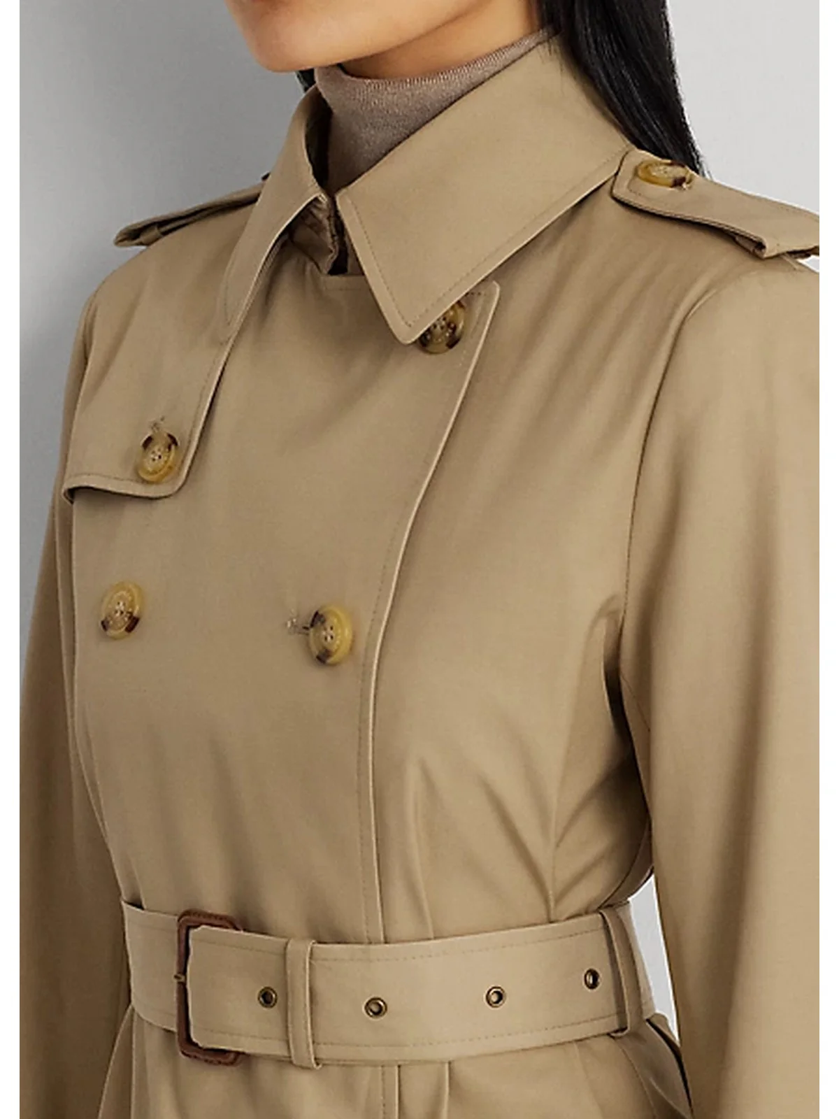LAUREN RALPH LAUREN Trench Donna 297936851 002 Beige - Image 4