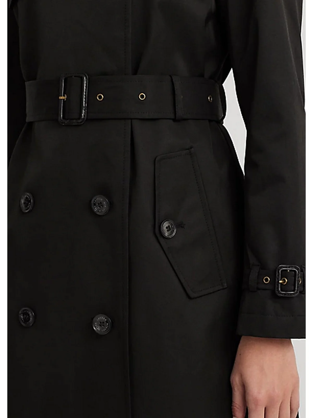 LAUREN RALPH LAUREN Trench Donna 297936856 001 Nero - Image 6