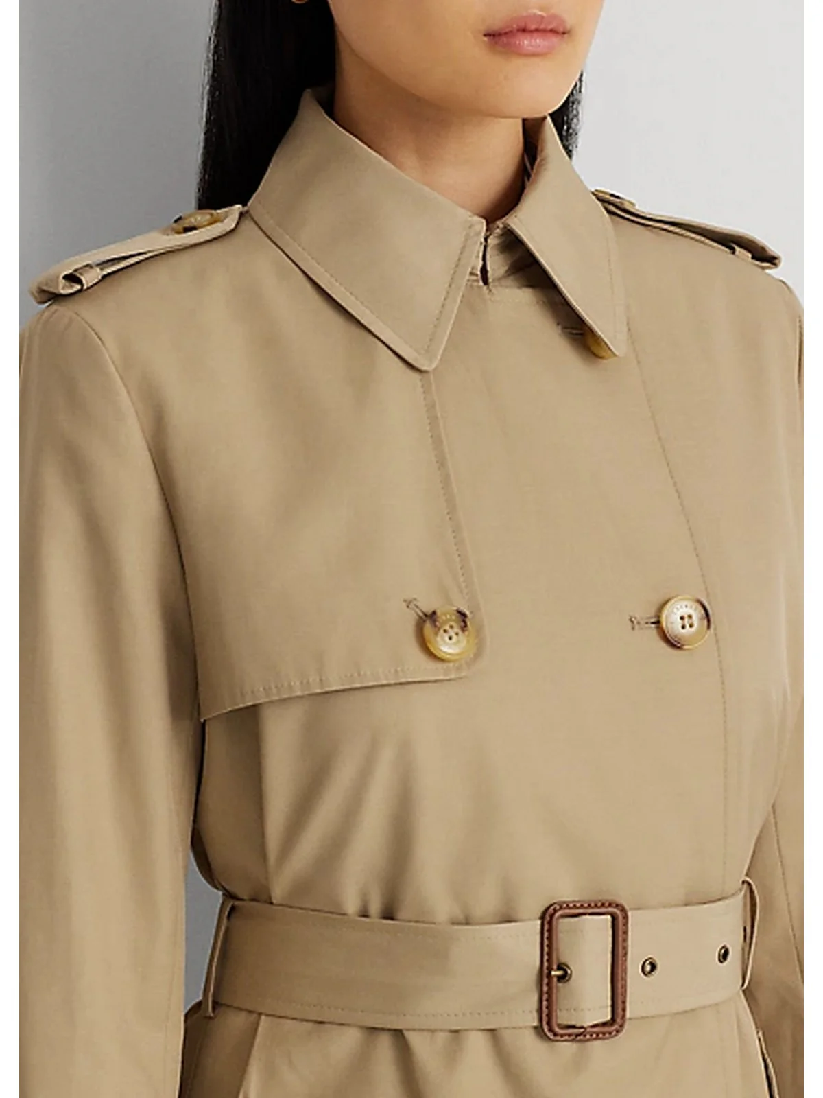 LAUREN RALPH LAUREN Trench Donna 297936856 002 Beige - Image 4