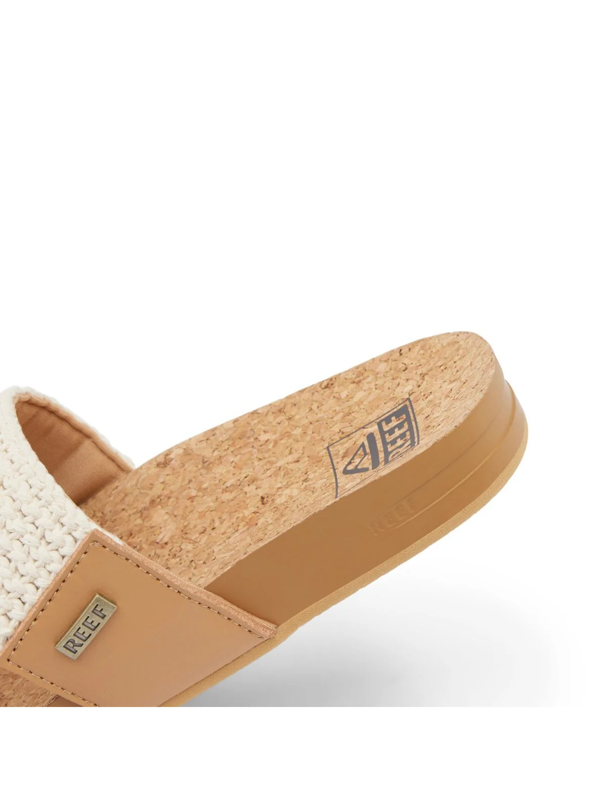 REEF Ciabatta Donna Cushion Vista RF.CUSHVISTAW CJ7138 NATURAL CROCHET TEXTILE - Image 2