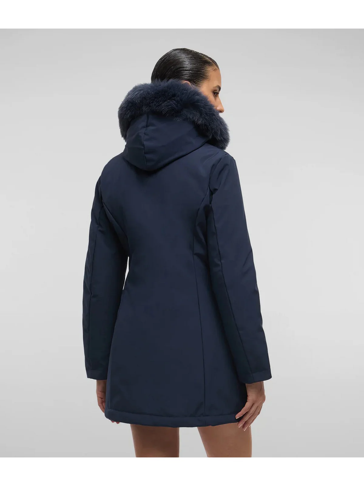 REFRIGIWEAR Cappotto Donna LADY TECH/1 FUR JACKET W99108 XT2429 F03700 Blu - Image 6