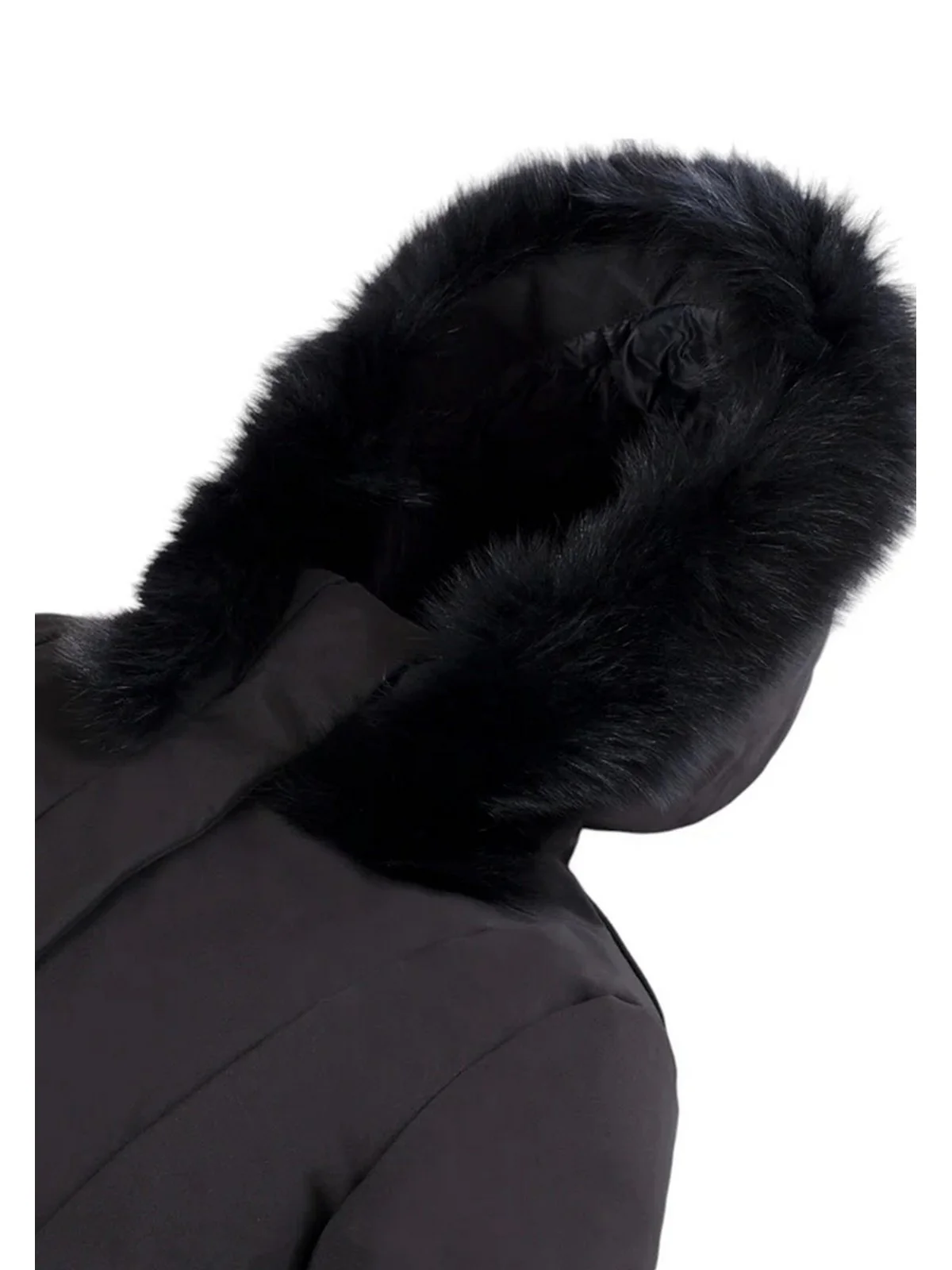REFRIGIWEAR Cappotto Donna LADY TECH/1 FUR JACKET W99108 XT2429 G06000 Nero - Image 4
