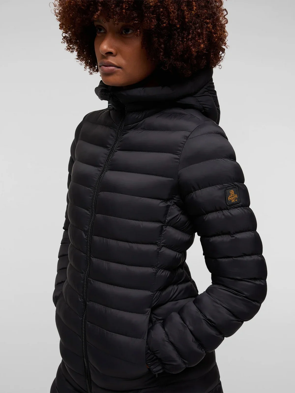 REFRIGIWEAR Piumino Donna Gil jacket W26708 NY0330 G06000 Nero - Image 4