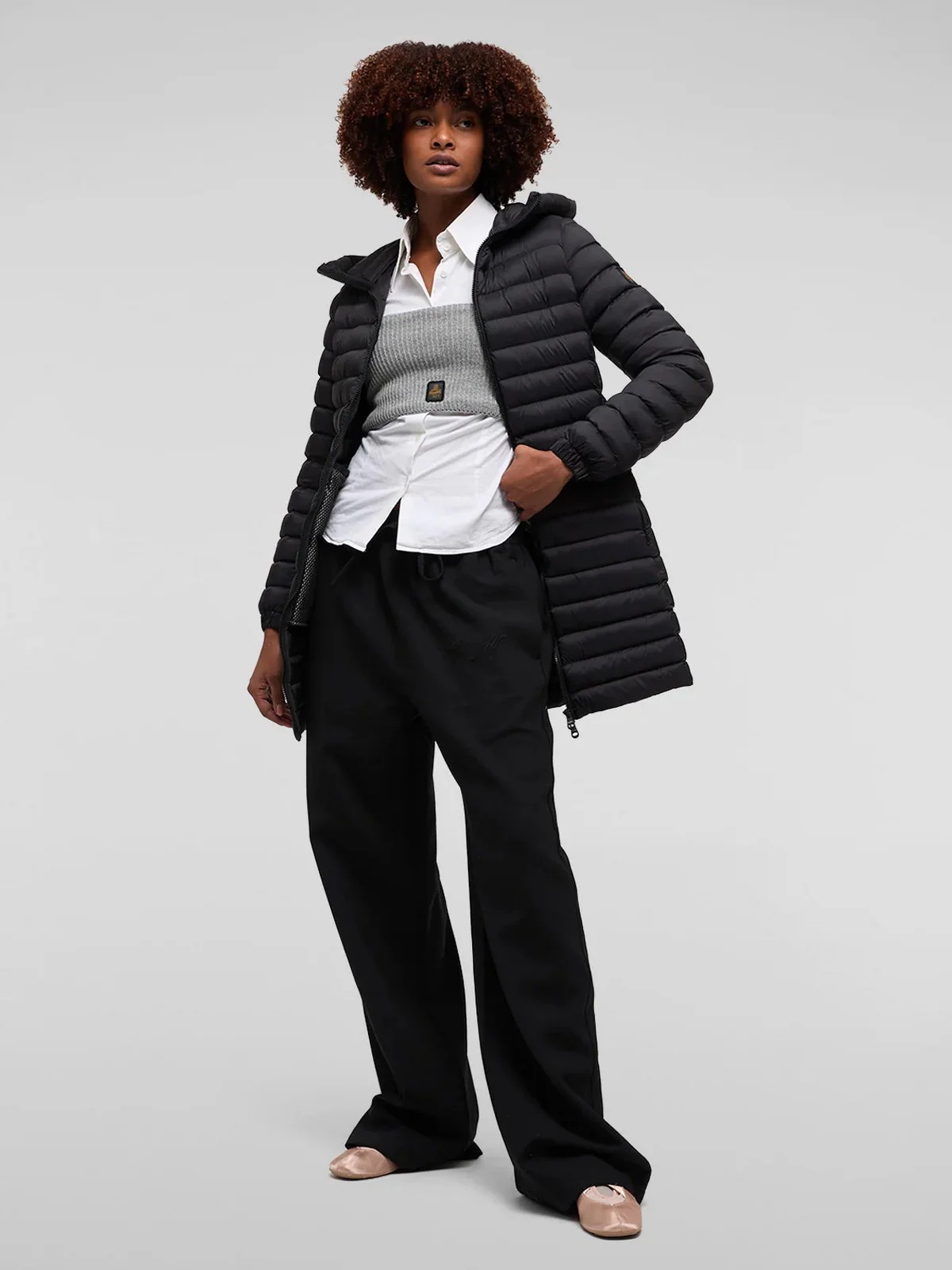 REFRIGIWEAR Piumino Donna Gil jacket W26708 NY0330 G06000 Nero - Image 5