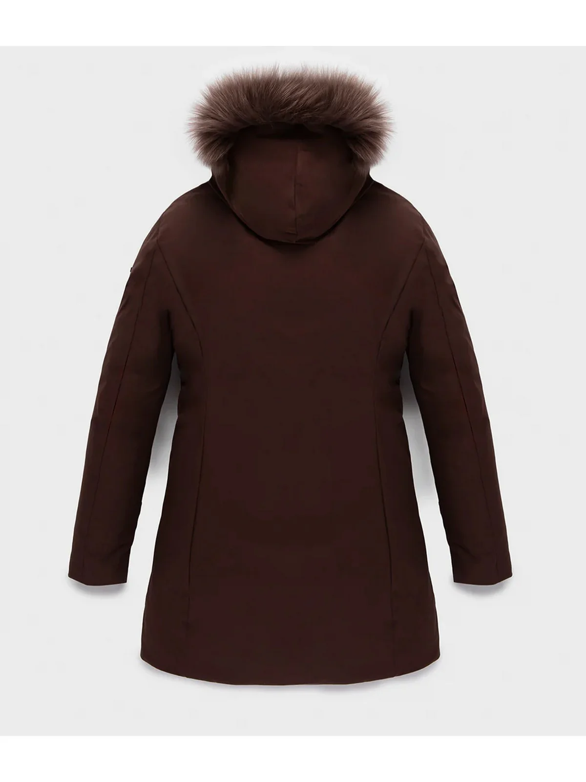 REFRIGIWEAR Piumino Donna LADY TECH/1 FUR JACKET W99108 XT3790 H01419 COFFEE - Image 4