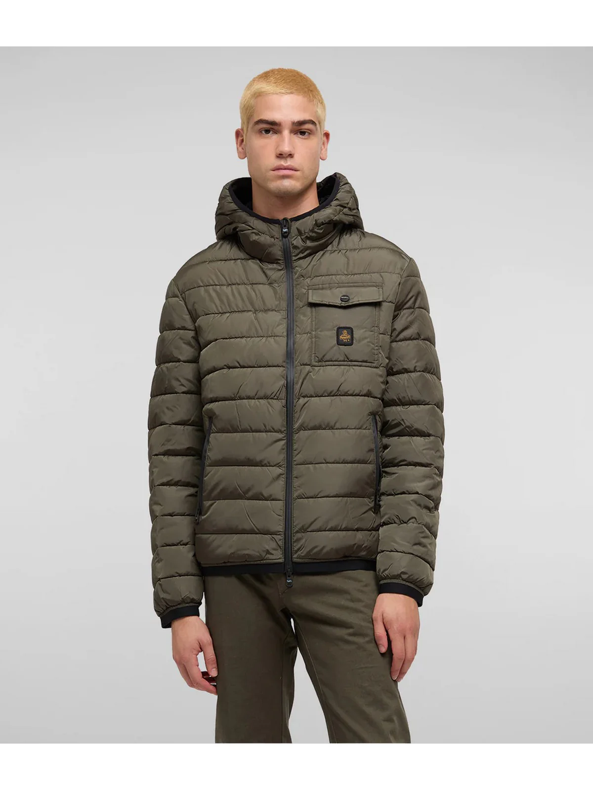 REFRIGIWEAR Piumino Uomo Josh jacket G23308 NY0185 E04010 Verde - Image 2