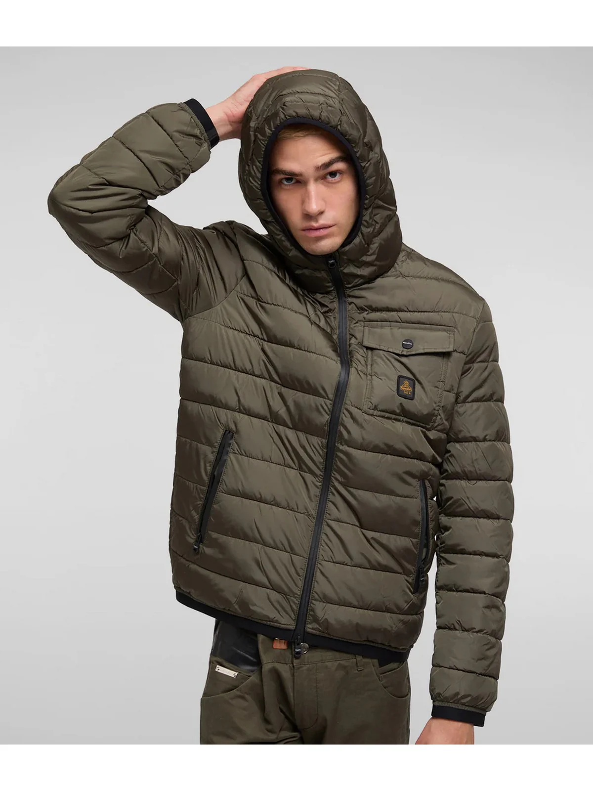REFRIGIWEAR Piumino Uomo Josh jacket G23308 NY0185 E04010 Verde - Image 3