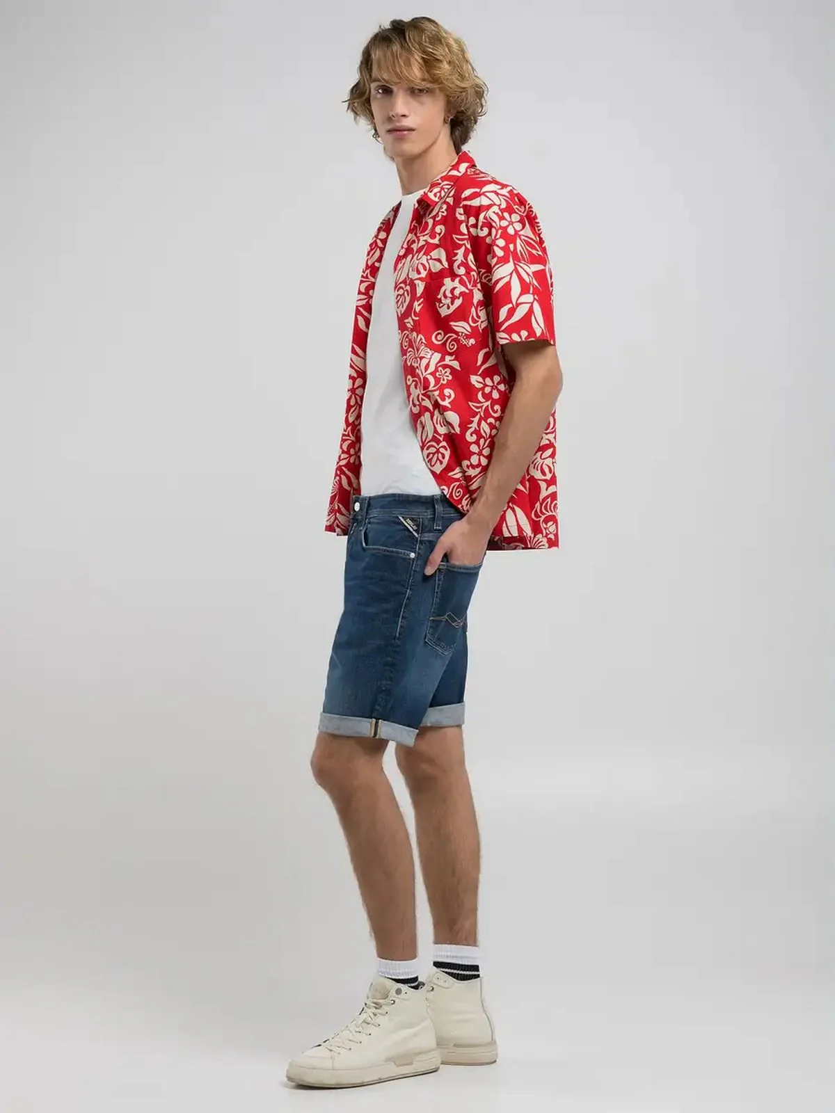 REPLAY Bermuda Uomo  MA981Y000573840 007 DARK BLUE - Image 2