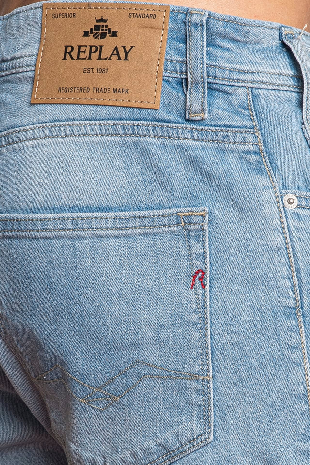 REPLAY Bermuda Uomo  MA981Y000685868 010 LIGHT BLUE - Image 3