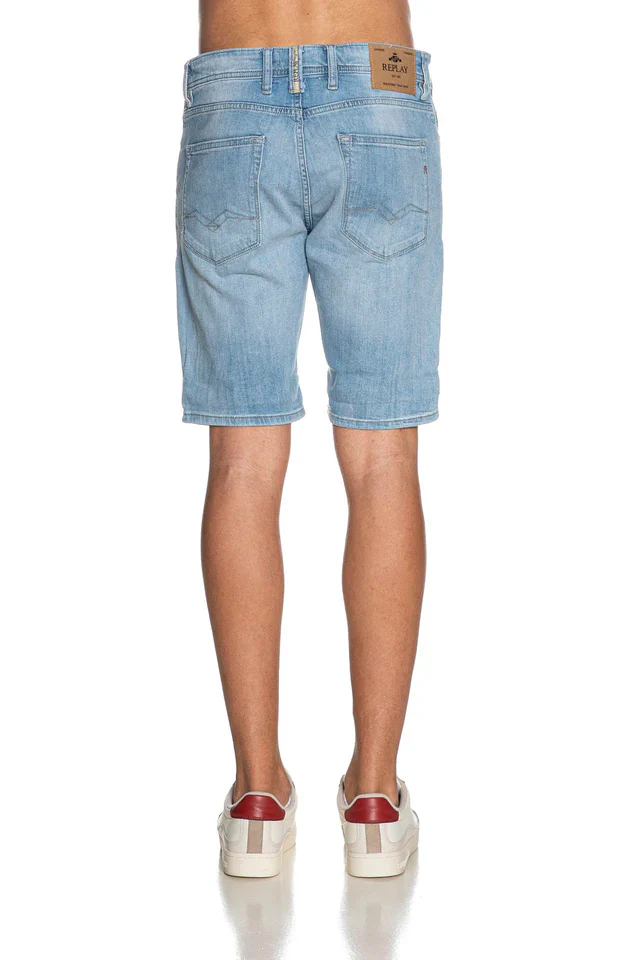 REPLAY Bermuda Uomo  MA981Y000685868 010 LIGHT BLUE - Image 4