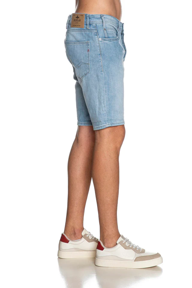 REPLAY Bermuda Uomo  MA981Y000685868 010 LIGHT BLUE - Image 5