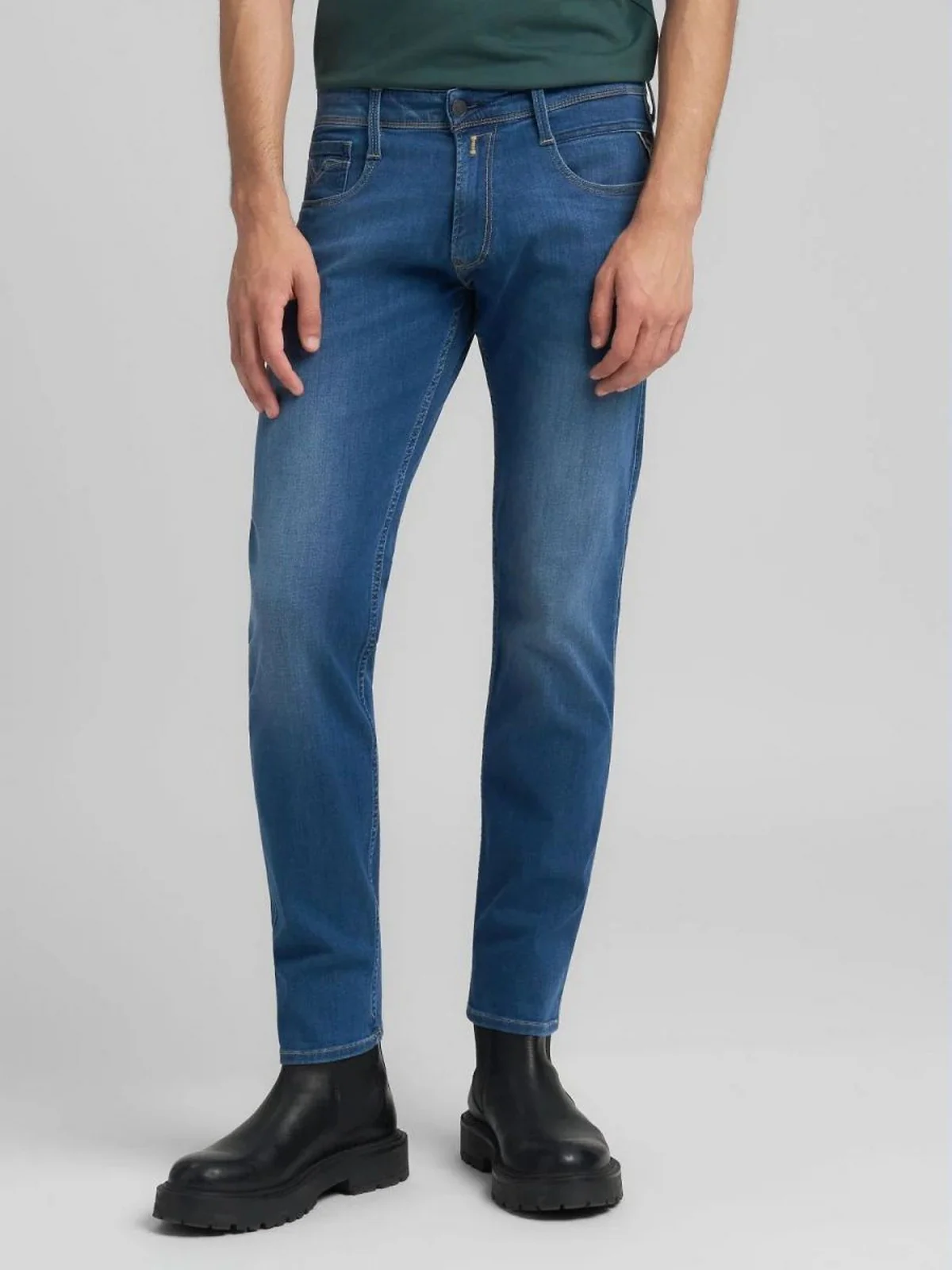 REPLAY Jeans Uomo ANBASS M91400041AC33 007 DARK BLUE - Image 2