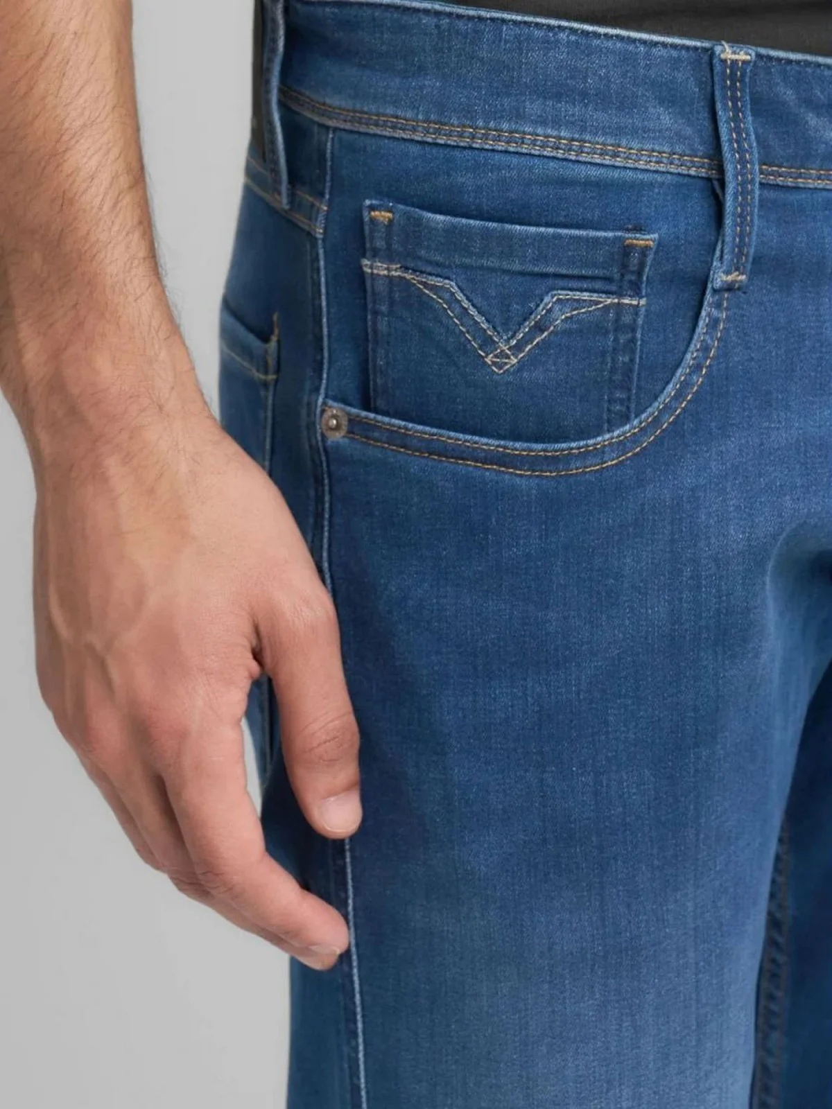 REPLAY Jeans Uomo ANBASS M91400041AC33 007 DARK BLUE - Image 3