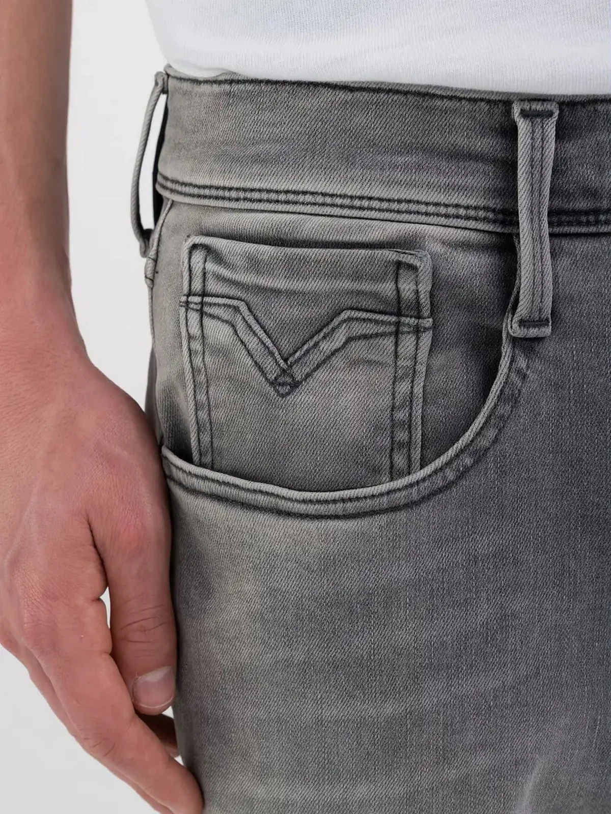 REPLAY Jeans Uomo  M914E00066107B 096 MEDIUM GREY - Image 6