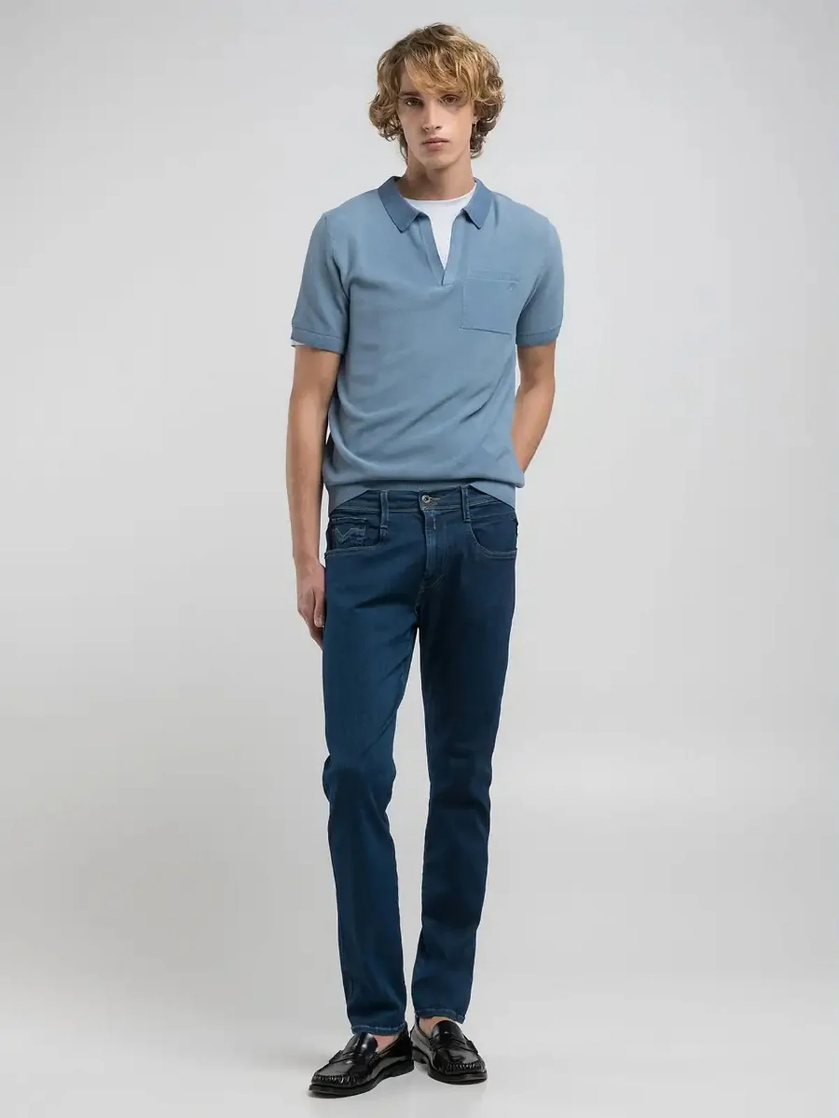 REPLAY Jeans Uomo M914Y000661K13 007 DARK BLUE - Image 2
