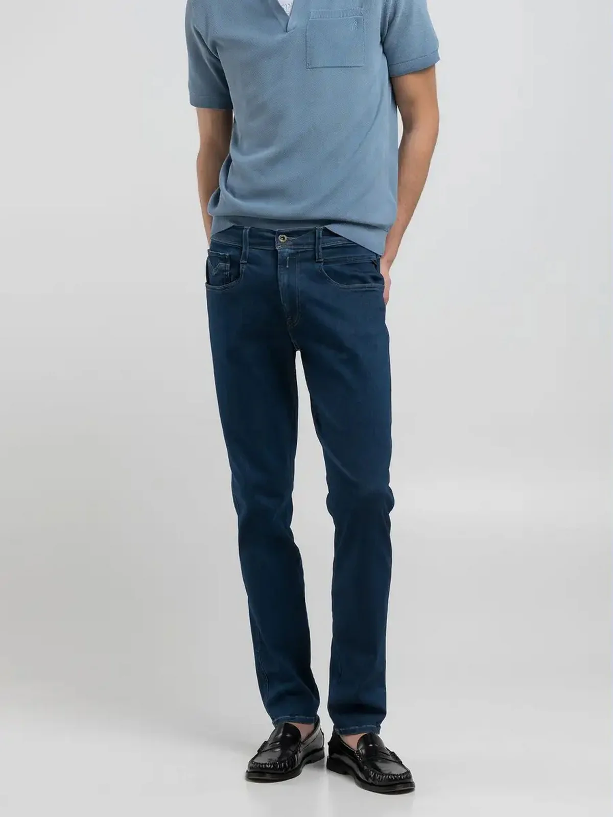 REPLAY Jeans Uomo M914Y000661K13 007 DARK BLUE - Image 4