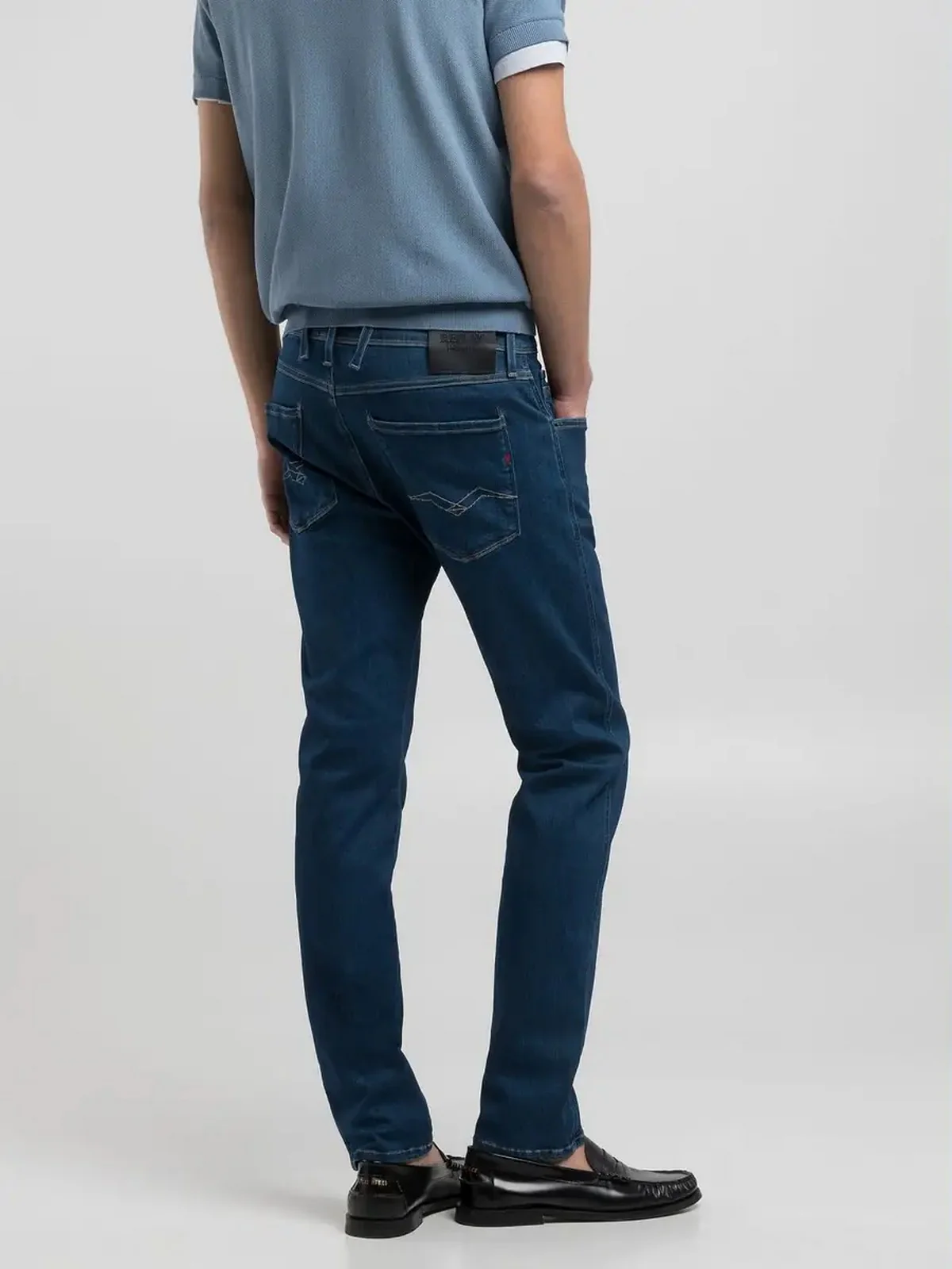 REPLAY Jeans Uomo M914Y000661K13 007 DARK BLUE - Image 5
