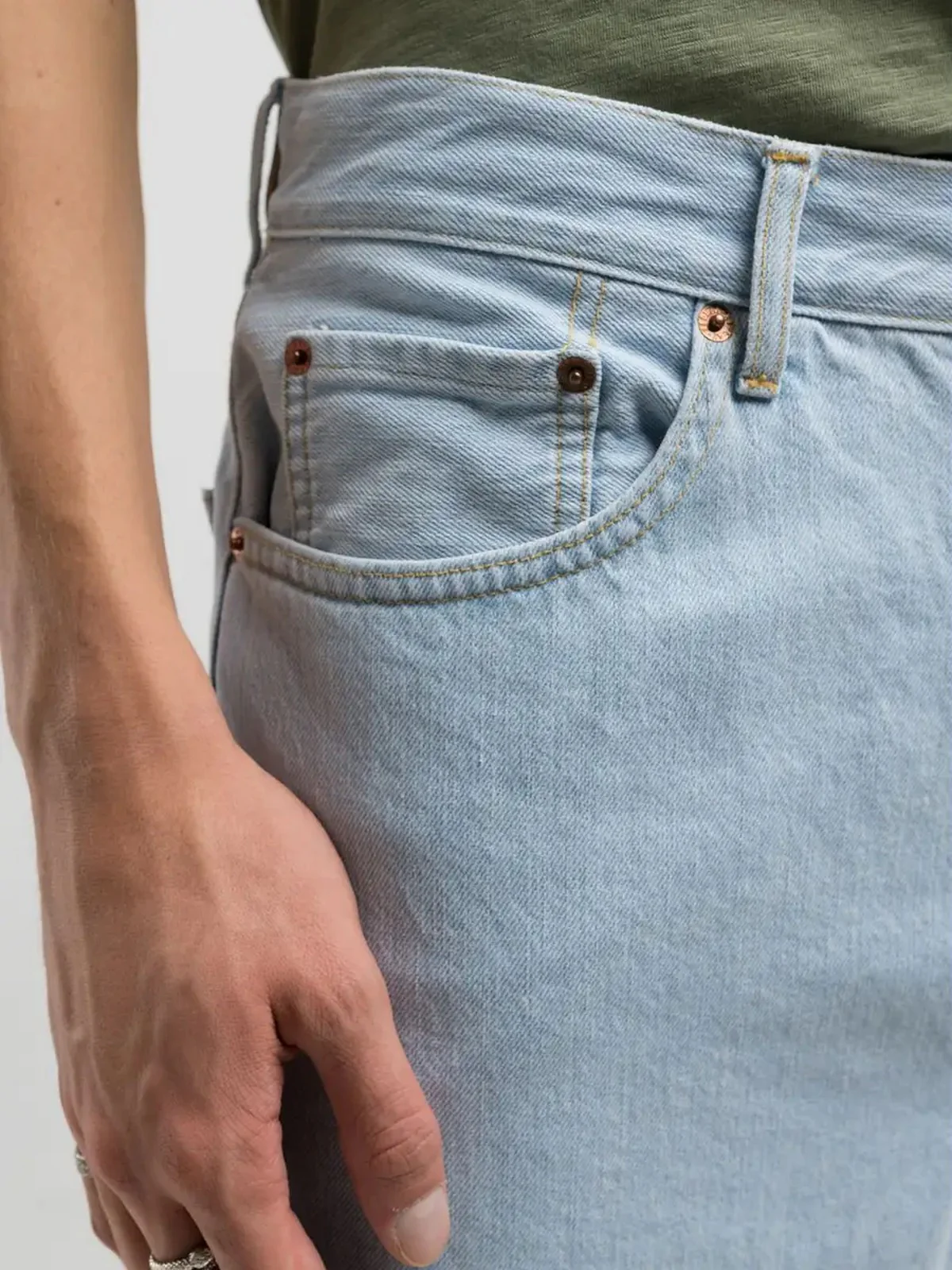 REPLAY Jeans Uomo  M9Z1000800808 011 SUPERLIGHT BLUE - Image 3