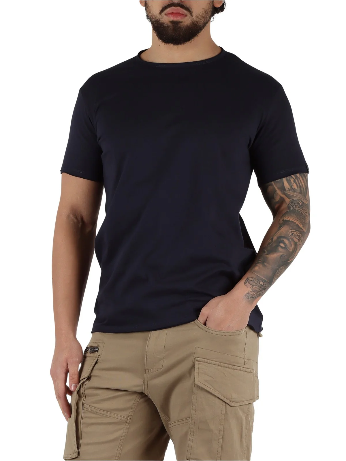 REPLAY T-shirt Uomo  M3590A0002660 067 NIGHT BLUE... - Image 3