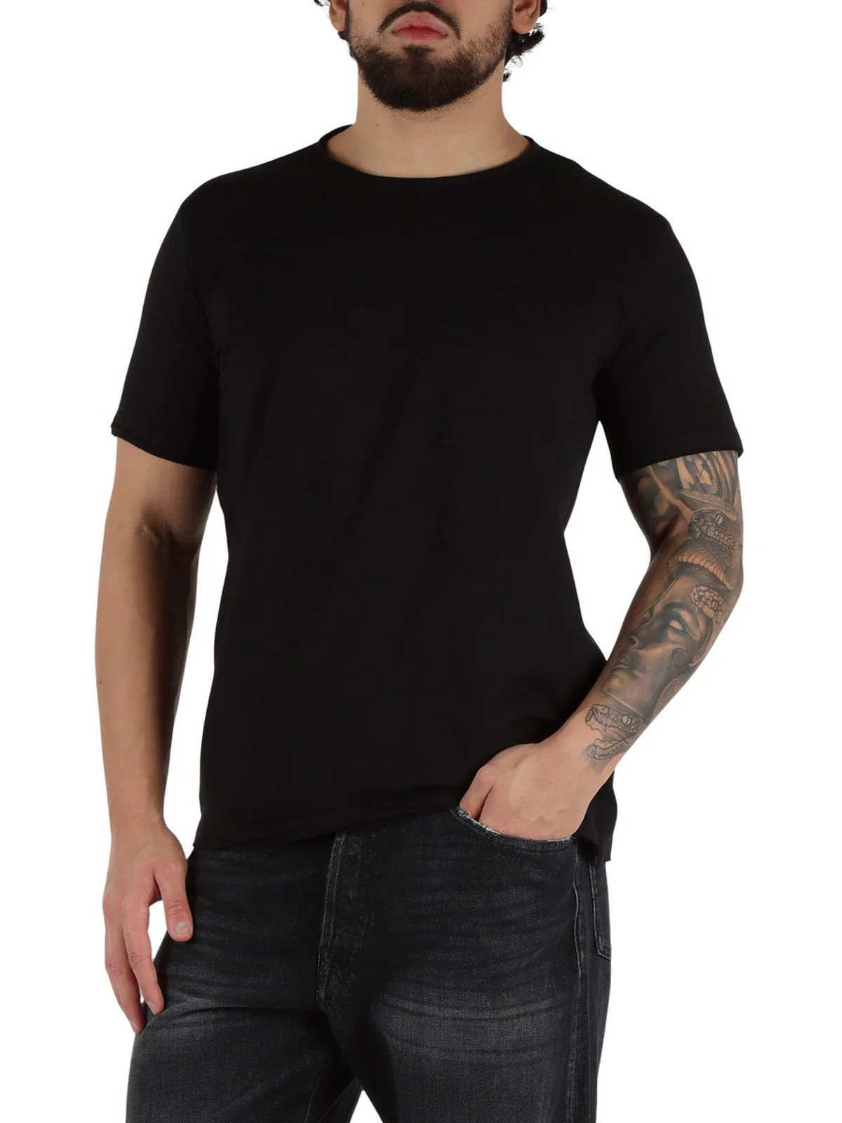 REPLAY T-shirt Uomo  M3590A0002660 098 BLACK - Image 2