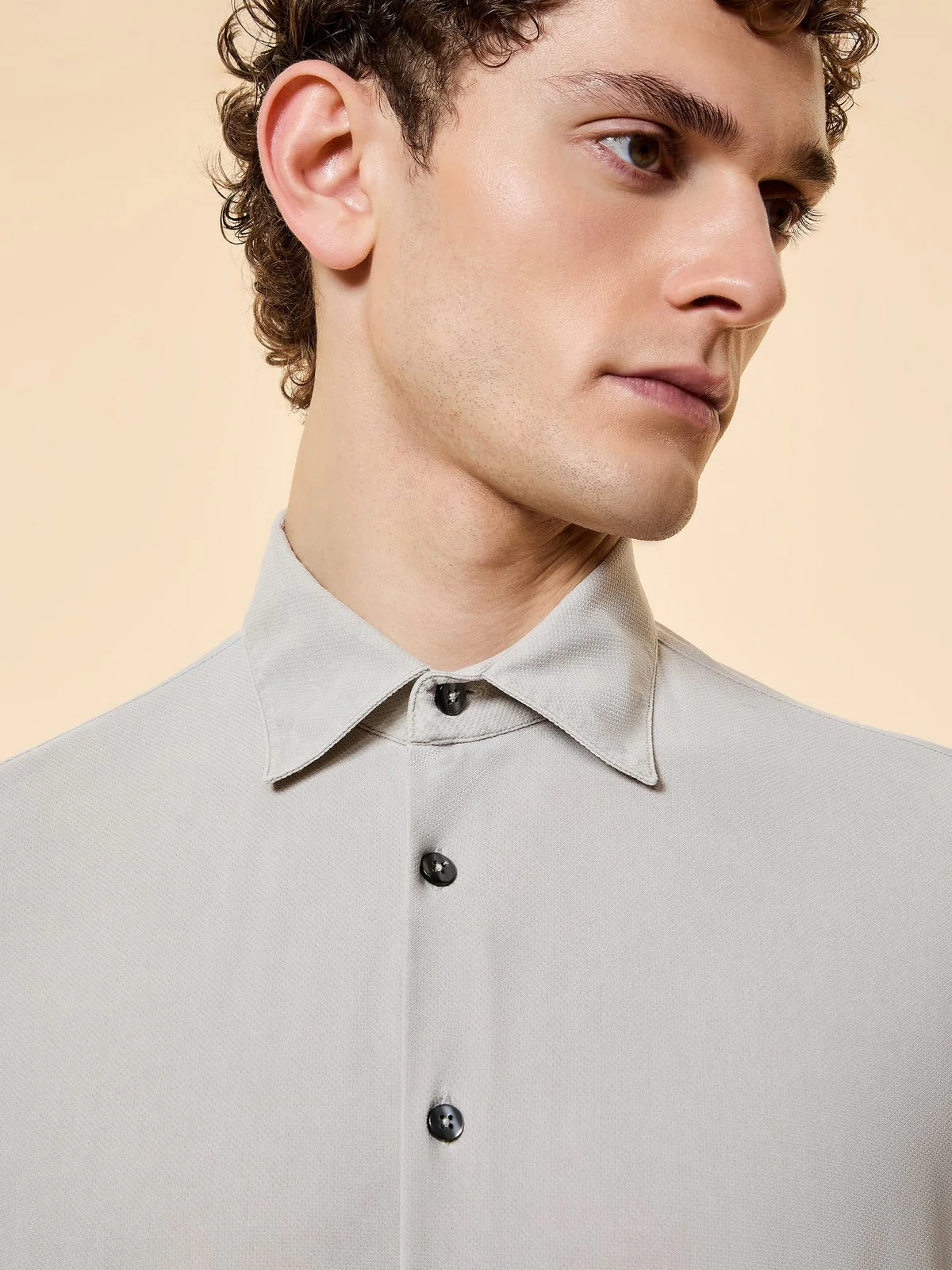 RRD Camicia Uomo 26256 85 85 WHITE SAND - Image 2