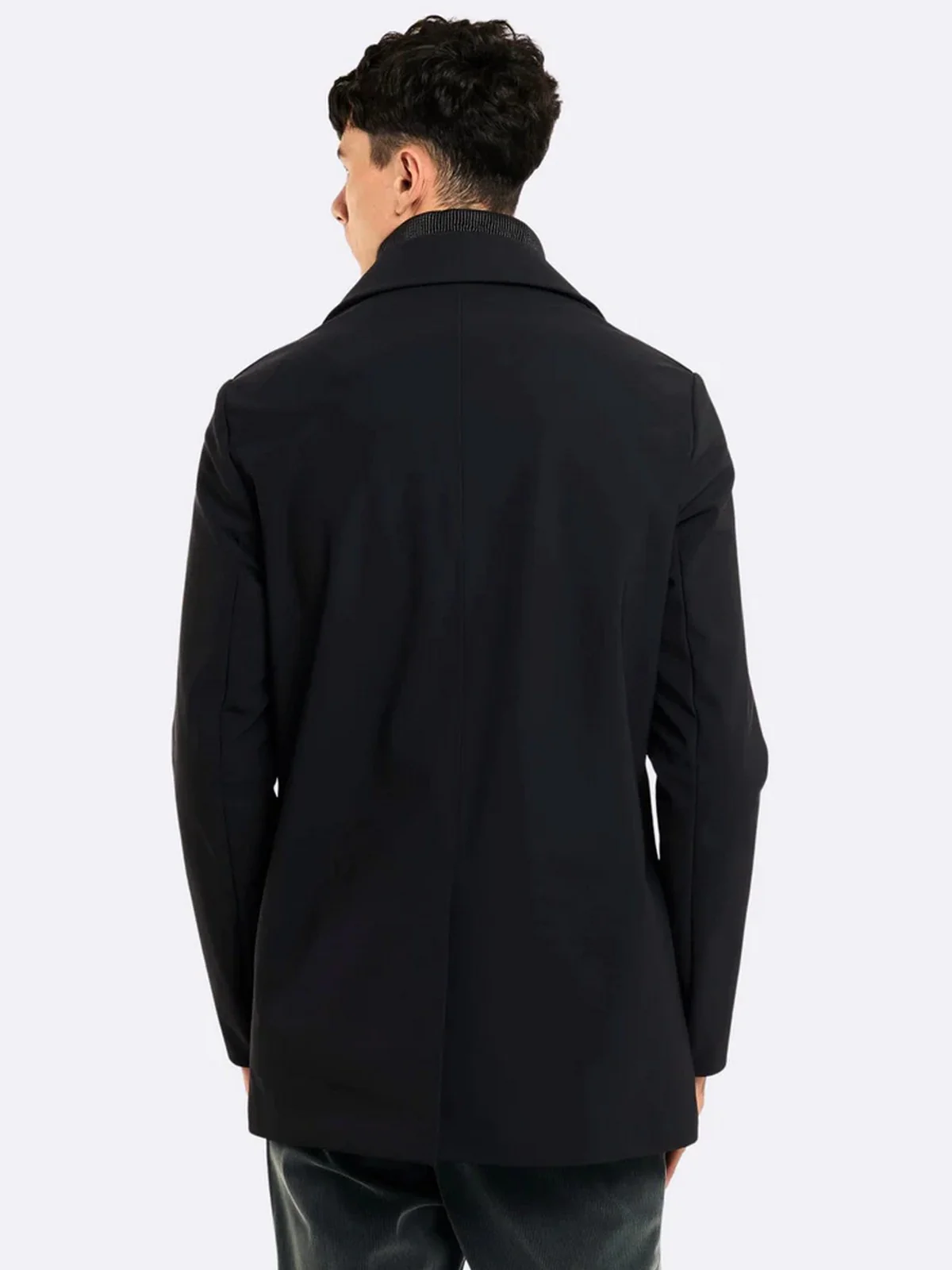 RRD Cappotto Uomo surflex winter thermo peacot jkt W25046 10 10 BLACK - Image 4