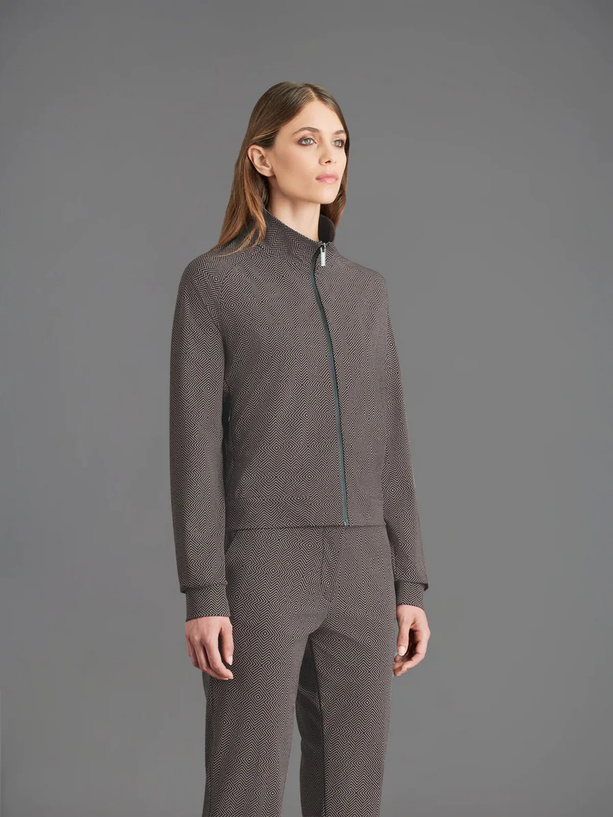 RRD Cardigan Donna  W23652 80 Marrone - Image 3