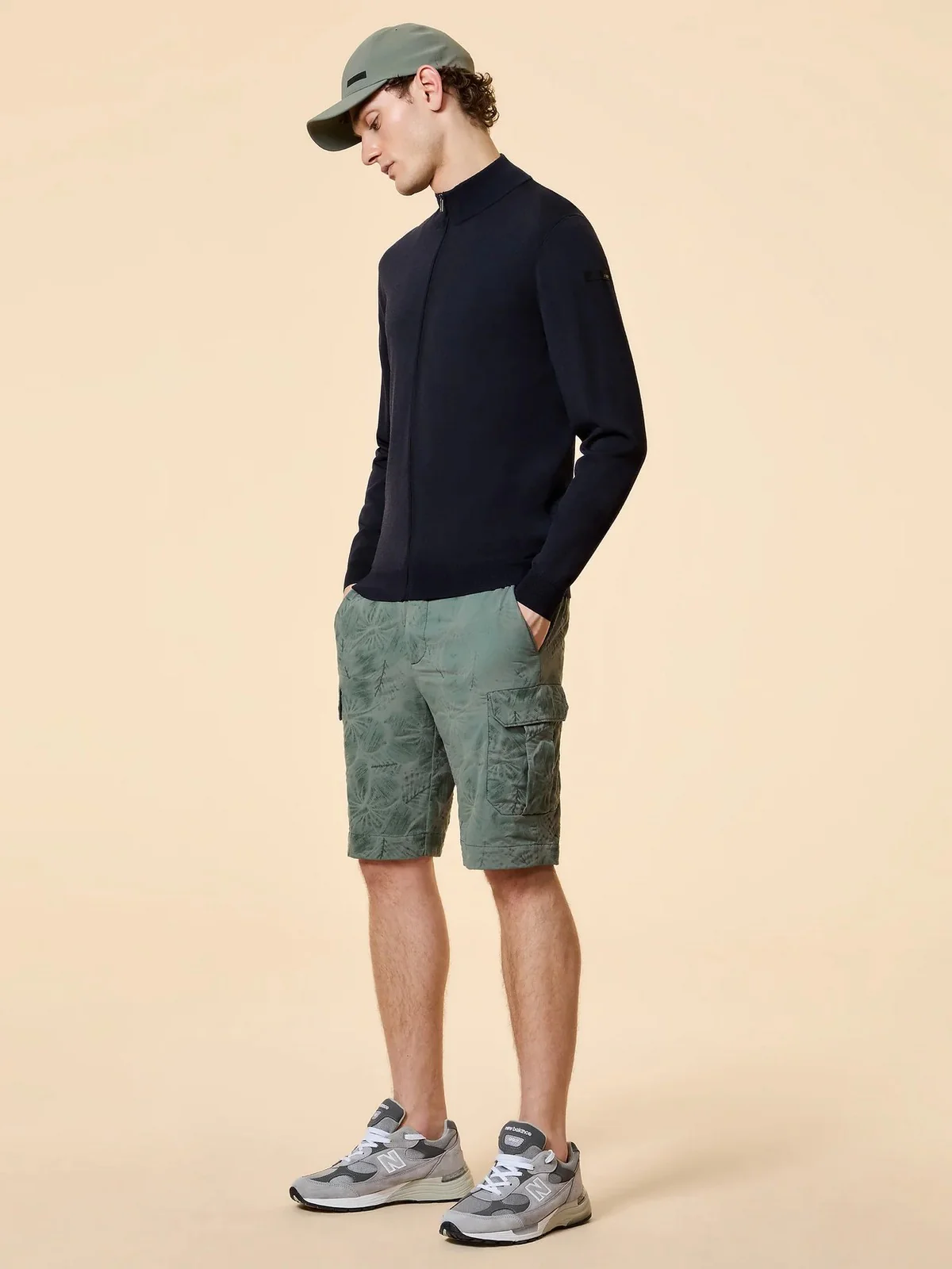 RRD Cardigan Uomo  26105 60 60 BLUE BLACK - Image 3