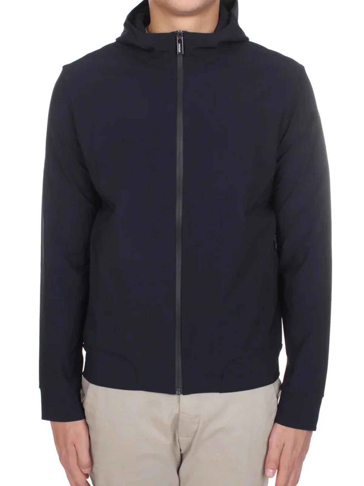 RRD Felpa Uomo surflex winter hood zip fleece W25170 60 60 BLUE BLACK - Image 2