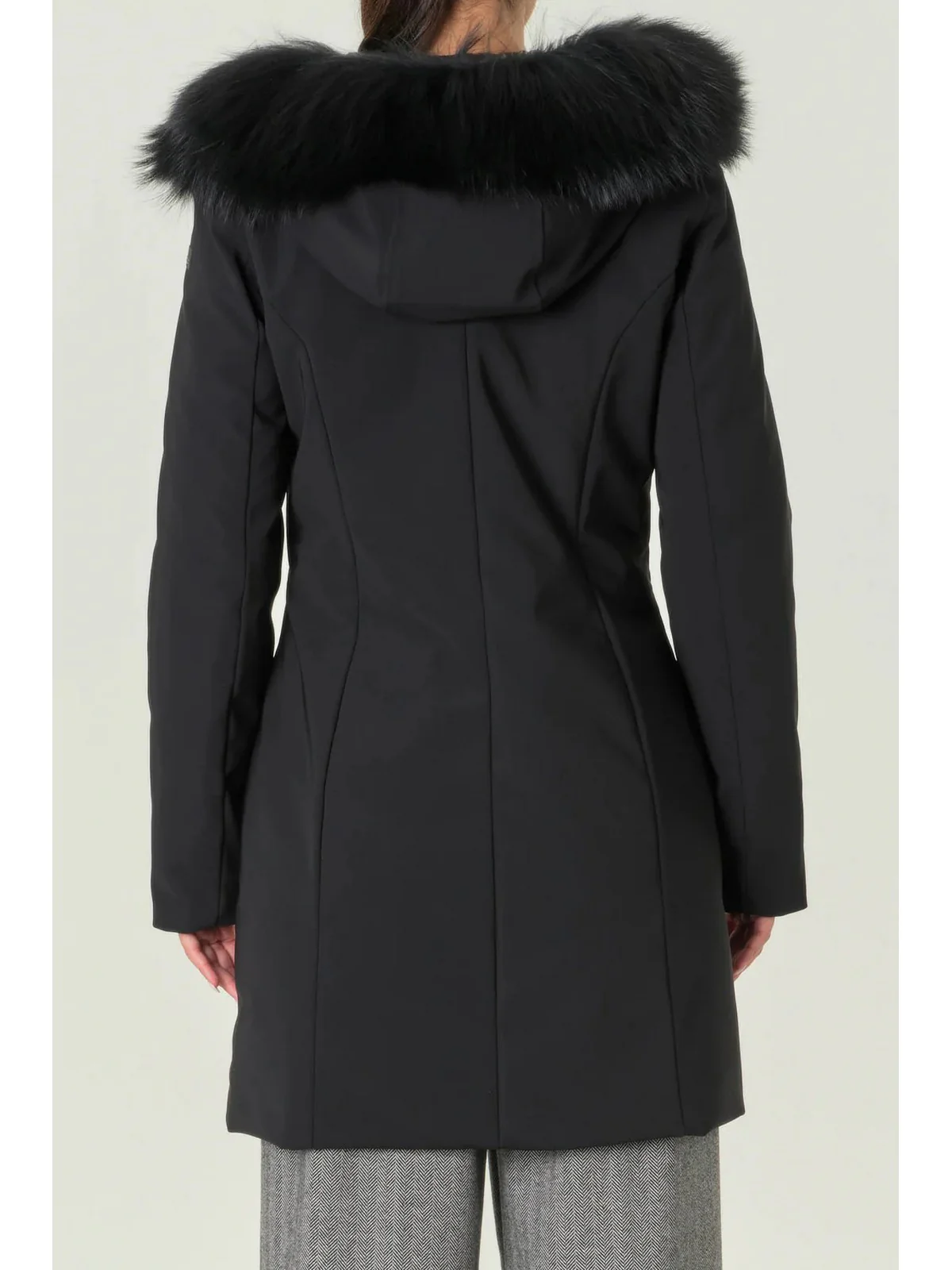 RRD Giubbino Donna WINTER LONG FUR WOM JKT W24502FT 10 Nero - Image 3