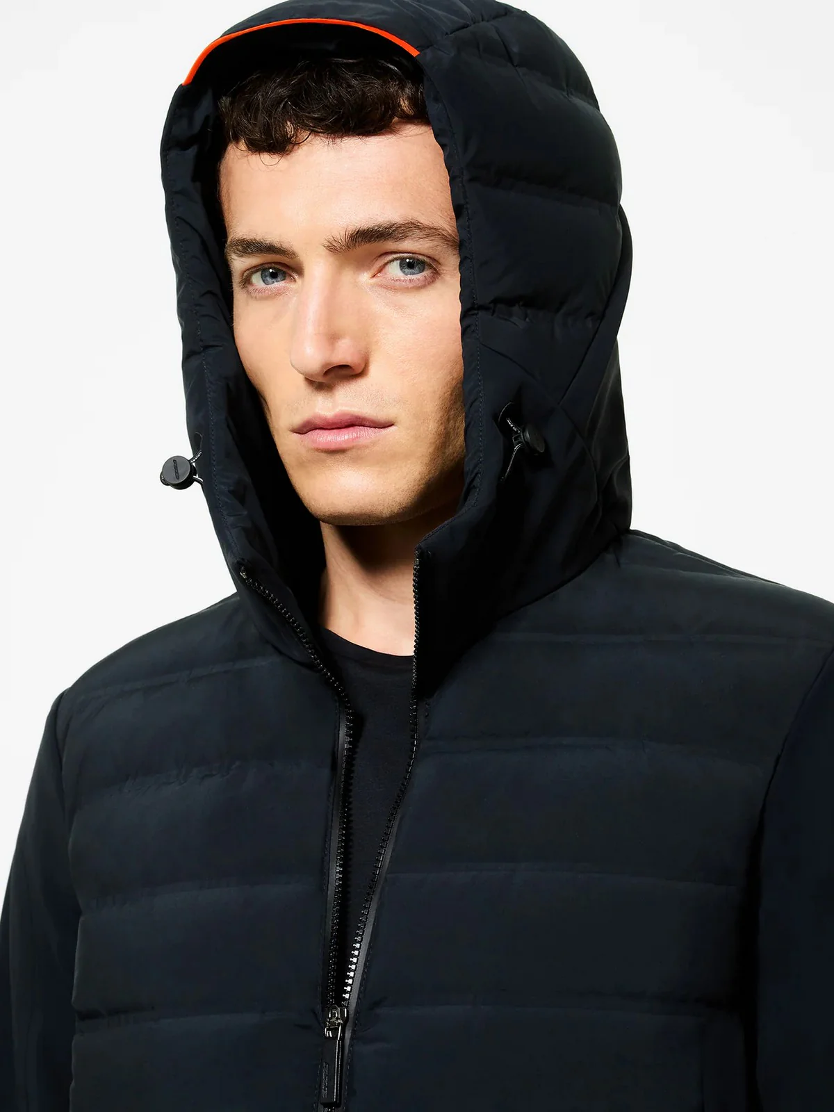 RRD Giubbino Uomo montecristo thermo hybrid hood zip jkt W25047 60 60 BLUE BLACK - Image 5