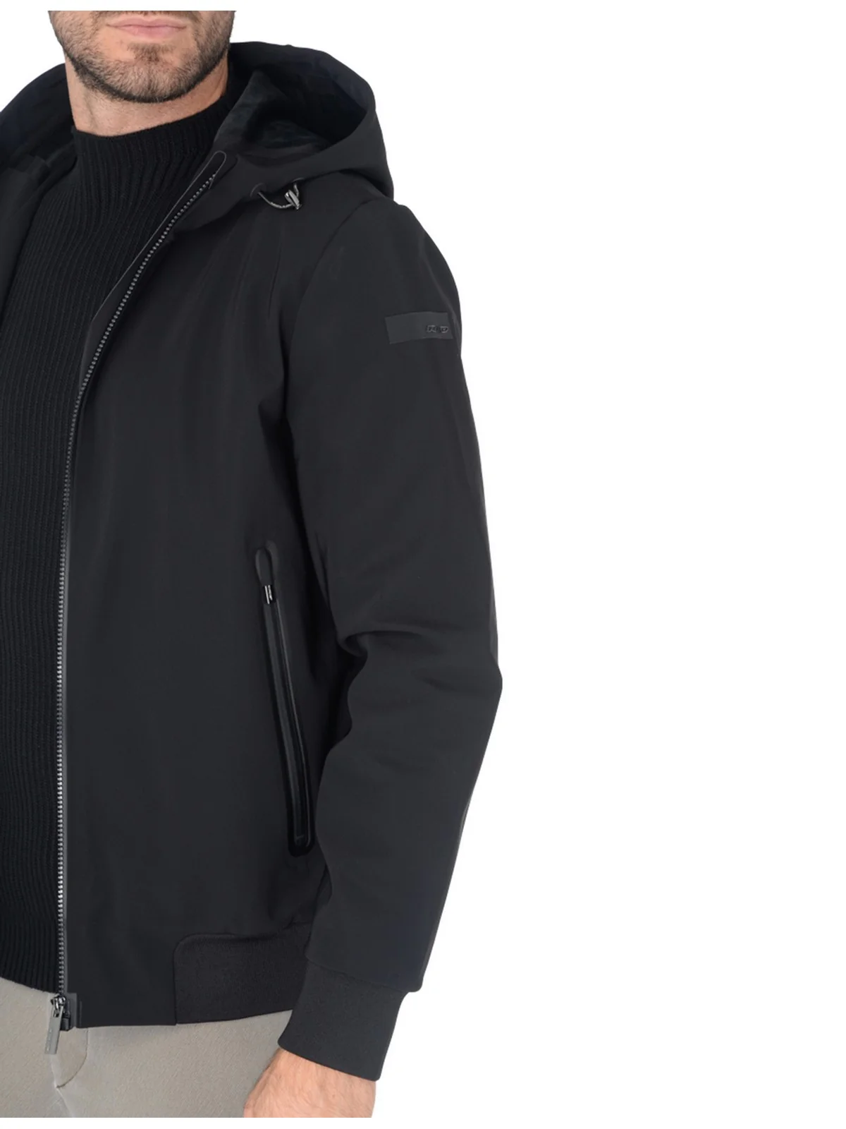 RRD Giubbino Uomo WINTER THERMO HOOD JKT W24044 10 Nero - Image 2