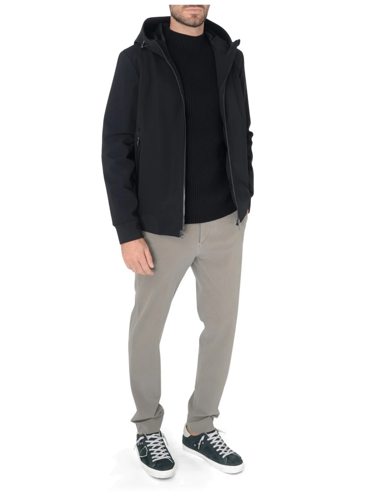 RRD Giubbino Uomo WINTER THERMO HOOD JKT W24044 10 Nero - Image 3