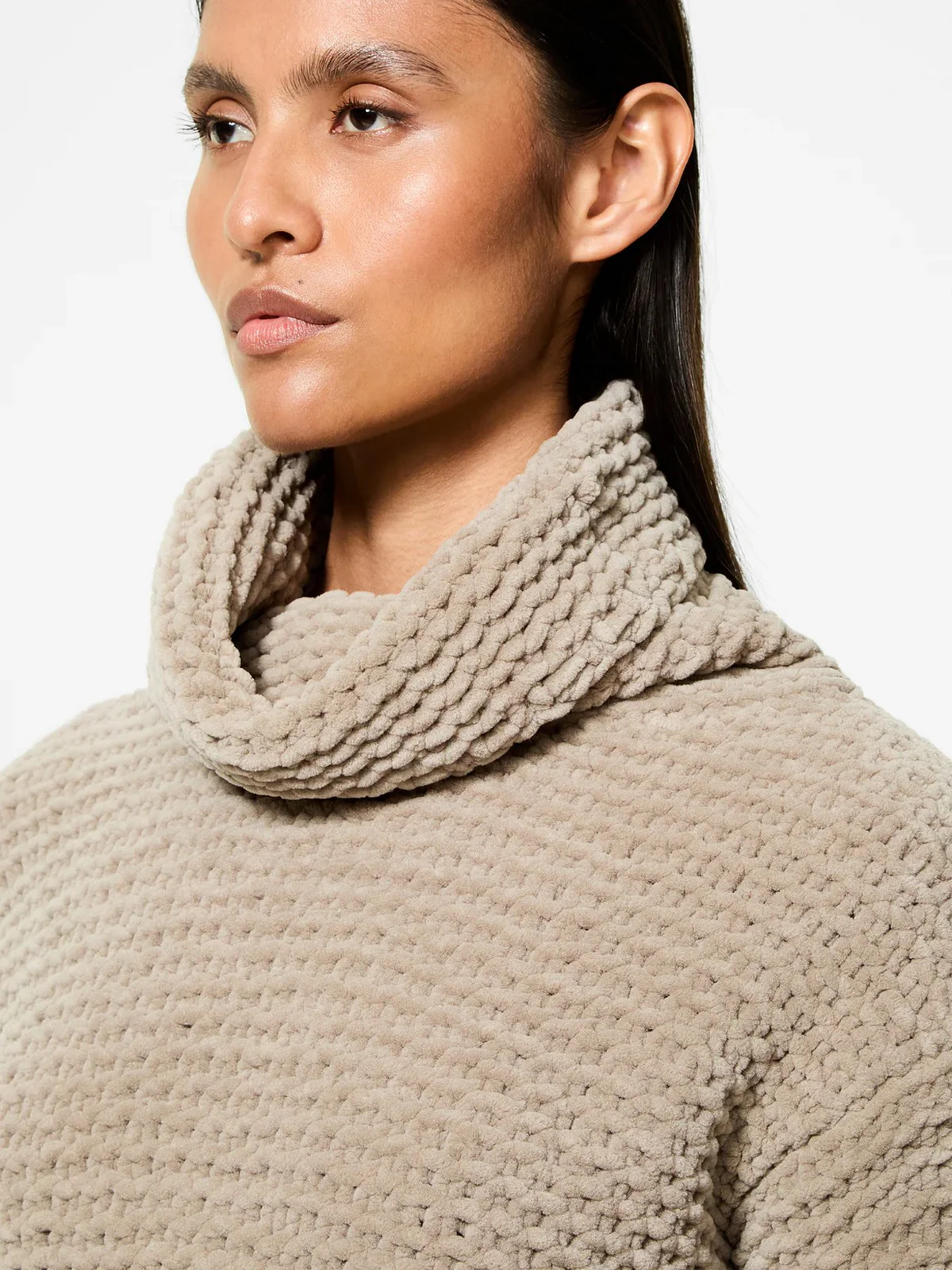 RRD Maglione dolcevita Donna cinematt turtleneck wom knit87 W25659 87 87 TABACCO - Image 4