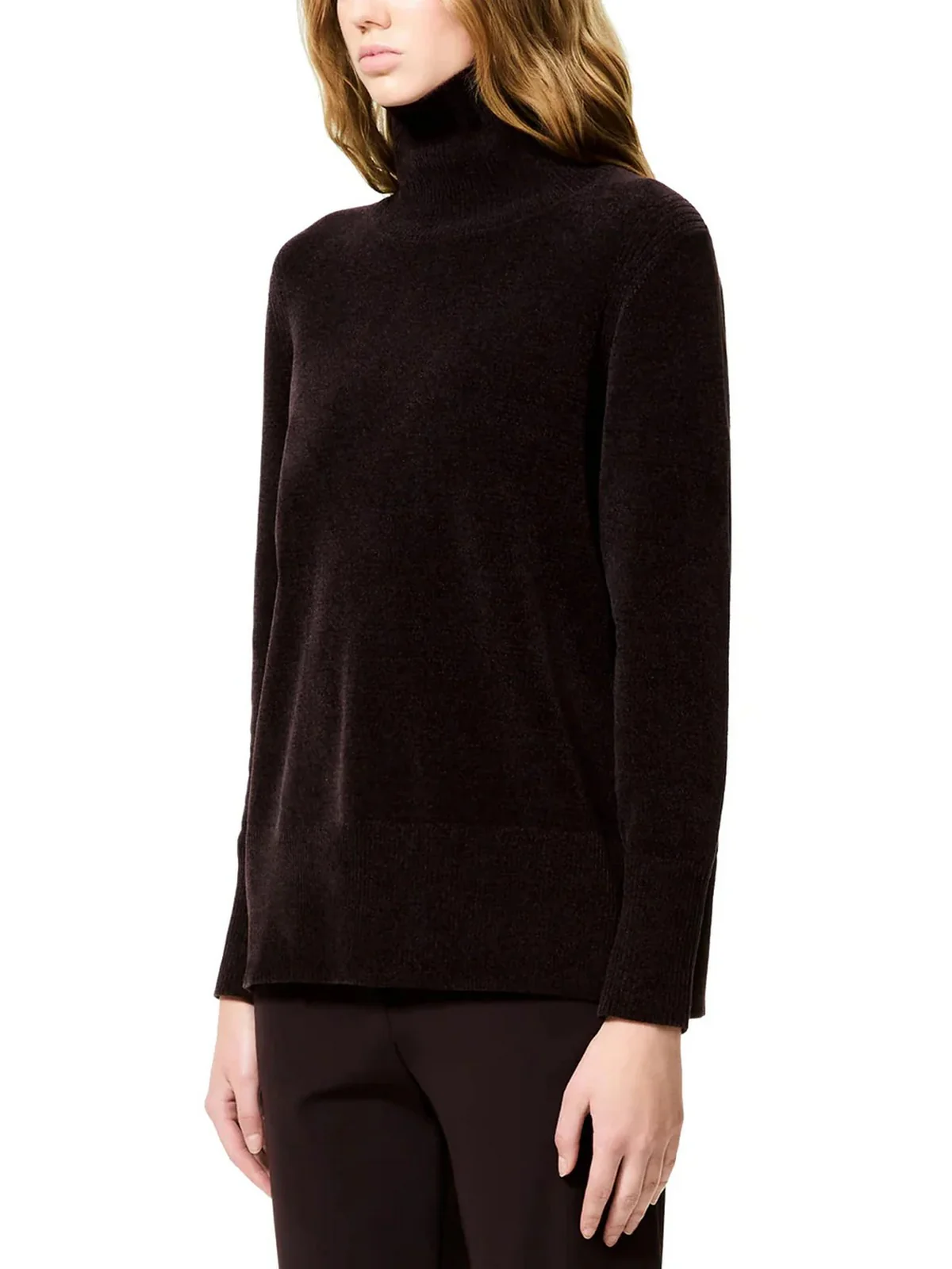 RRD Maglione dolcevita Donna velvet vent turtleneck wom knit W25631 10 10 BLACK - Image 2