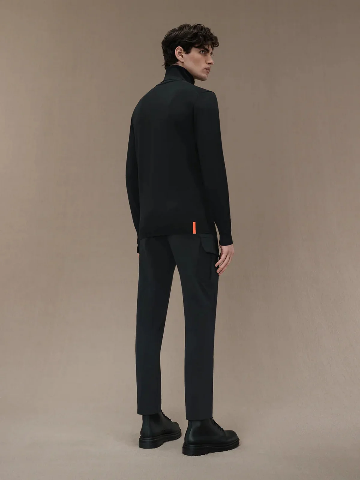 RRD Maglione dolcevita Uomo MAXELL TURTLENECK KNIT W24159 10 Nero - Image 4