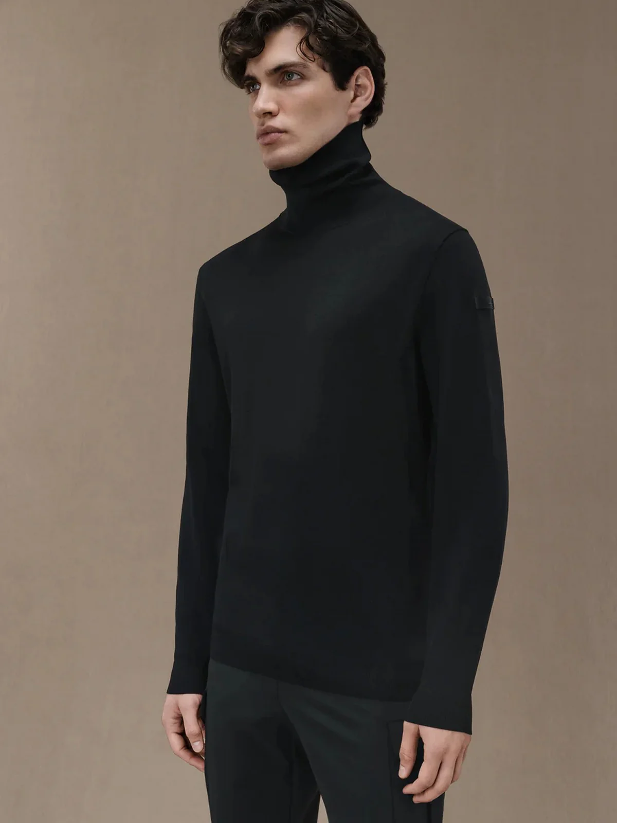 RRD Maglione dolcevita Uomo MAXELL TURTLENECK KNIT W24159 10 Nero - Image 5