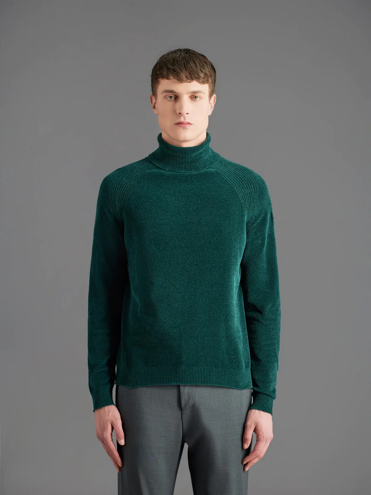 RRD Maglione dolcevita Uomo  WES031 26 Verde - Image 2