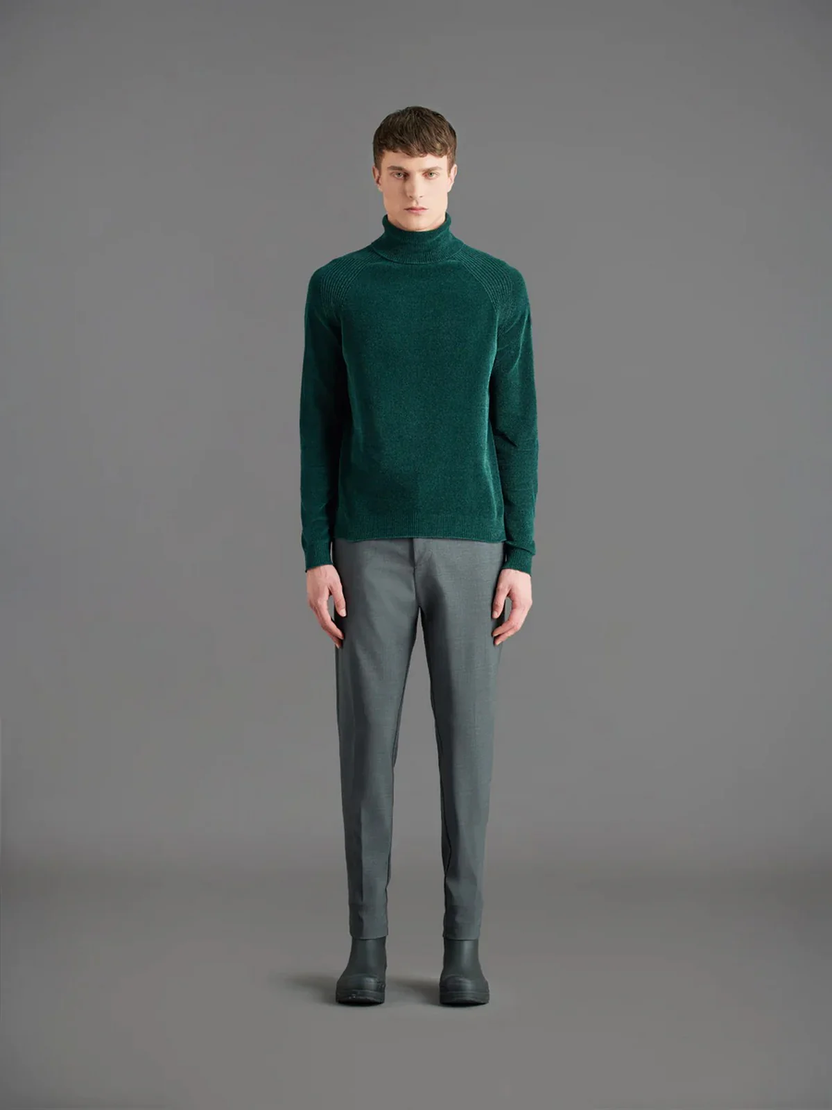 RRD Maglione dolcevita Uomo  WES031 26 Verde - Image 5