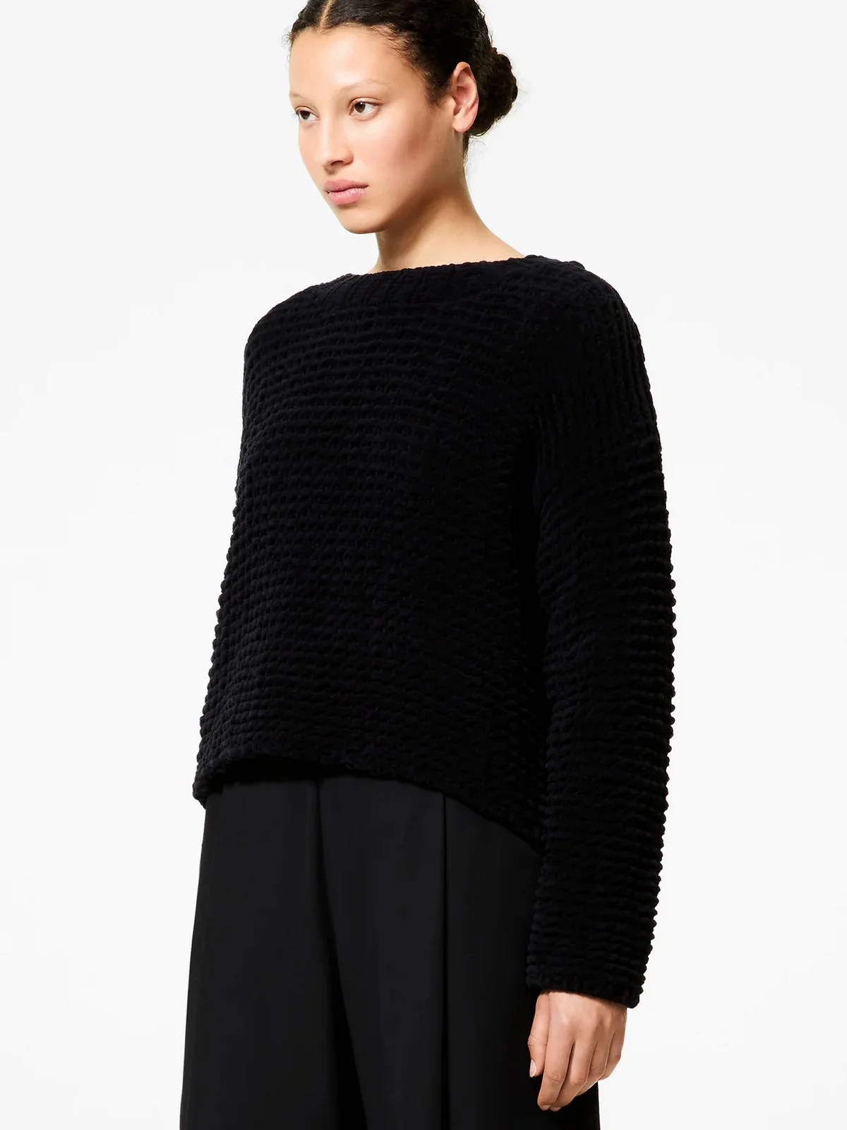 RRD Maglione Donna cinematt round wom knit W25658 10 10 BLACK - Image 2