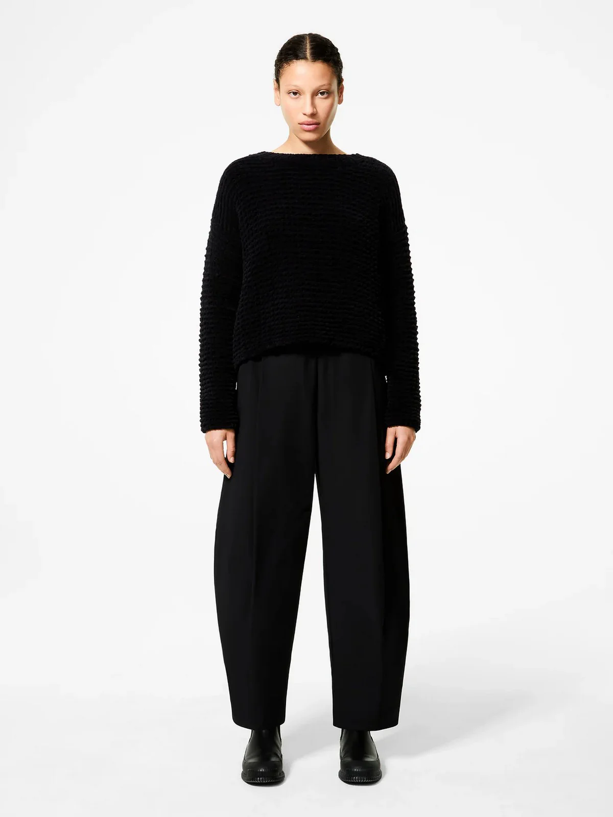 RRD Maglione Donna cinematt round wom knit W25658 10 10 BLACK - Image 5