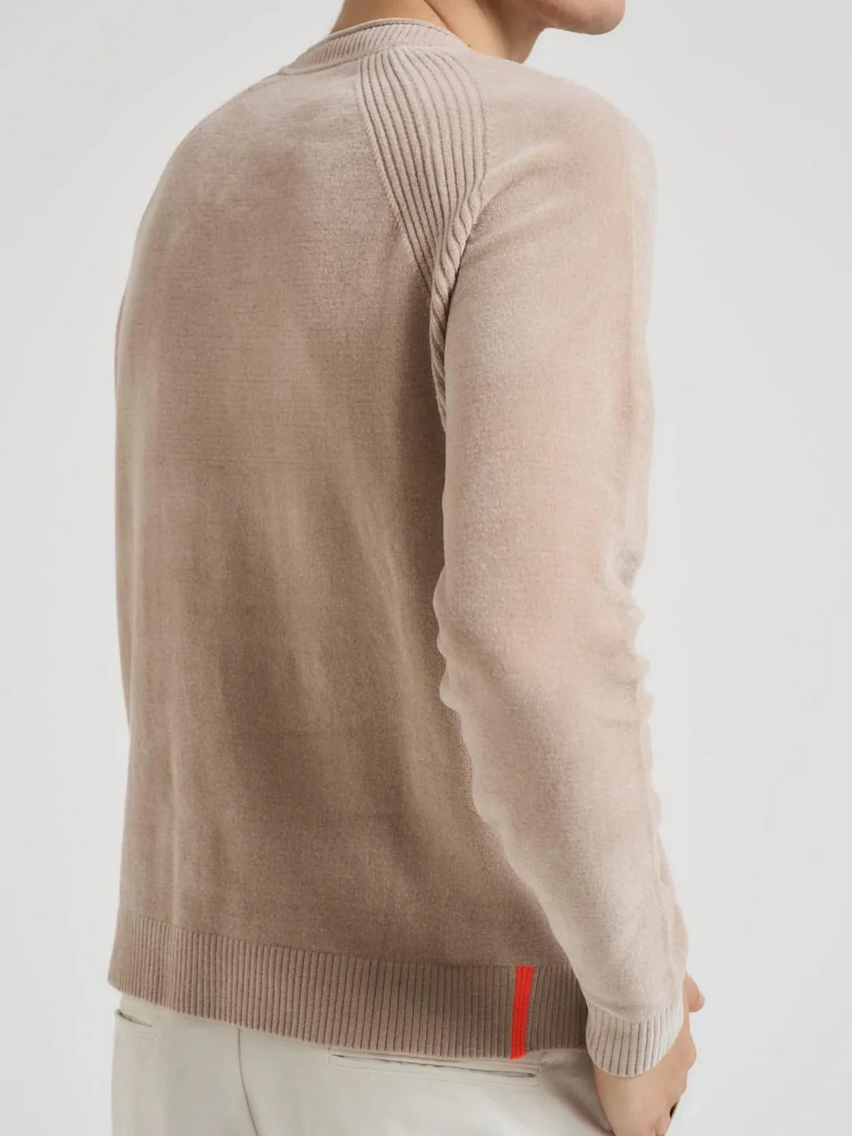 RRD Maglione Uomo VELVET ROUND KNIT W25132 32 32 CREAM - Image 3