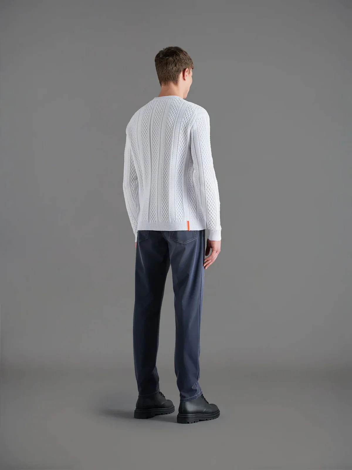 RRD Maglione Uomo  W23145 08 Bianco - Image 4